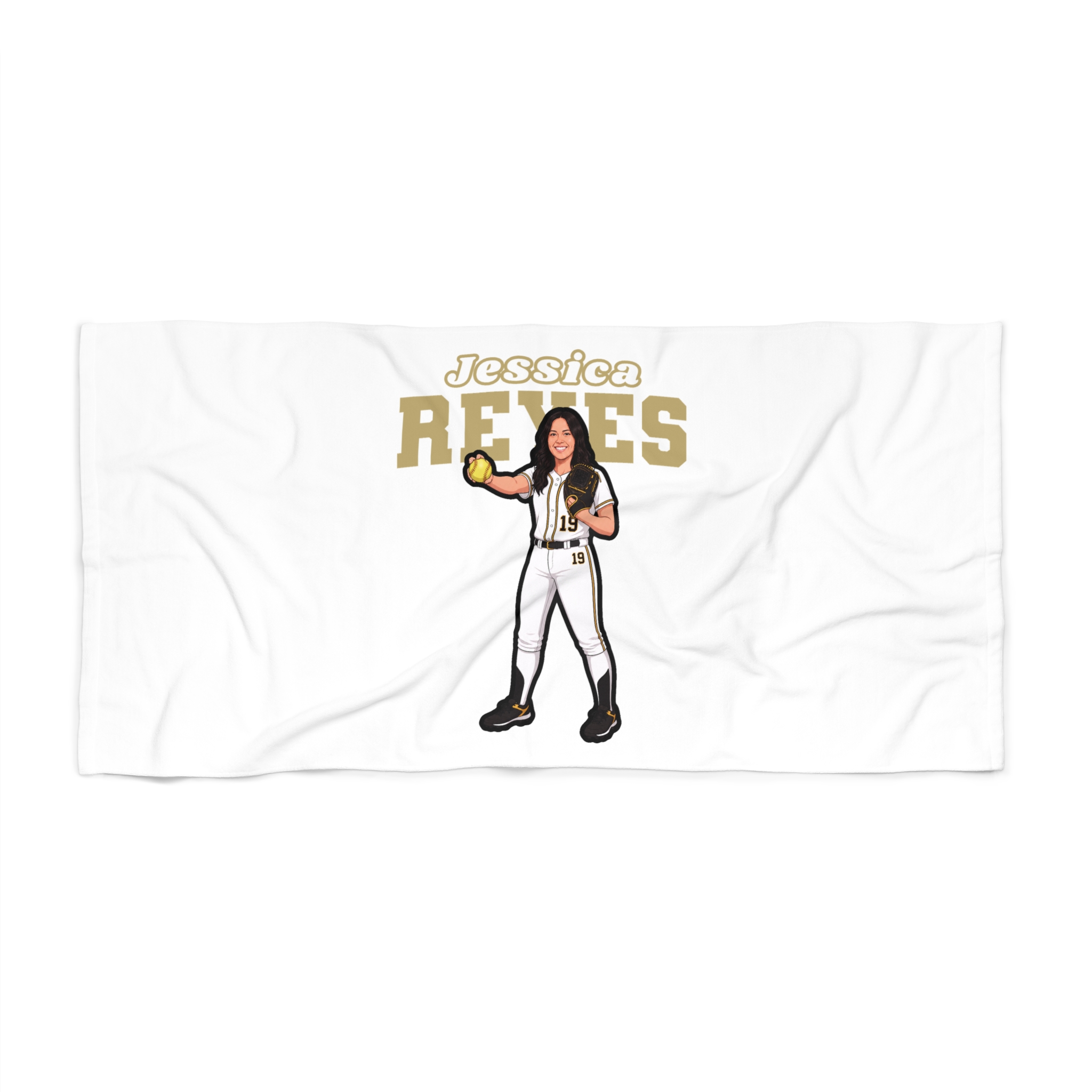 Beach Towel — character_name_arch in Classic