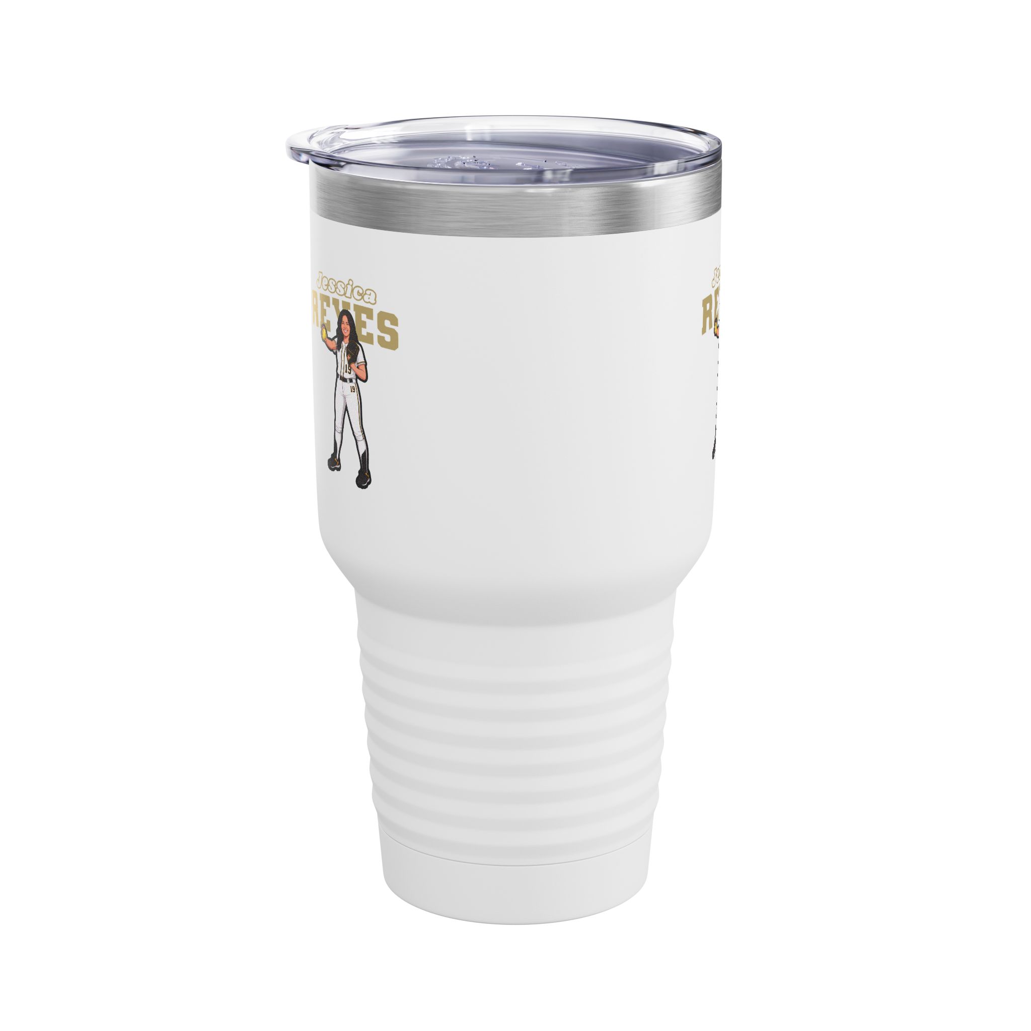 30oz Tumbler — character_name_arch in White