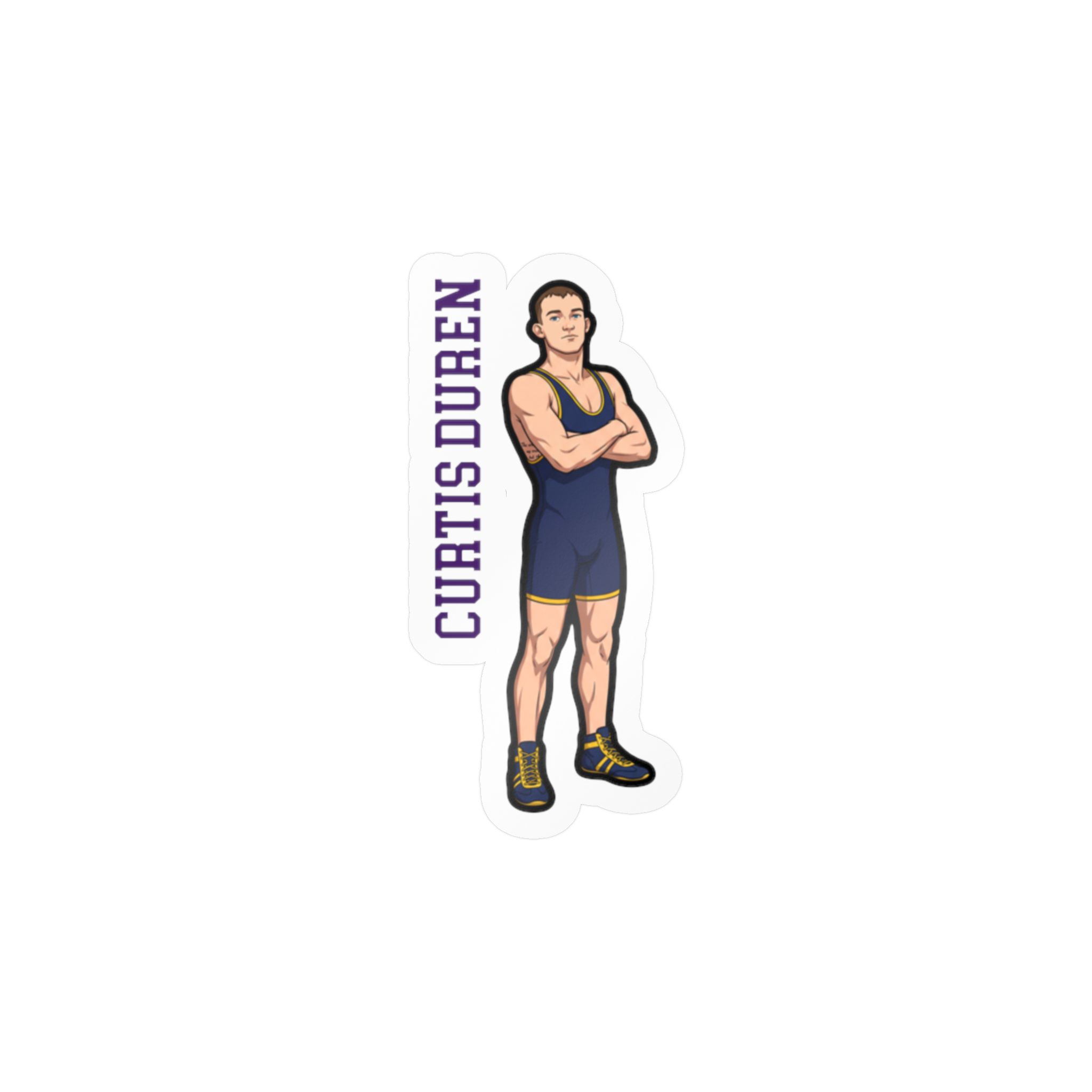 Vinyl Sticker — character_name_vertical in Classic