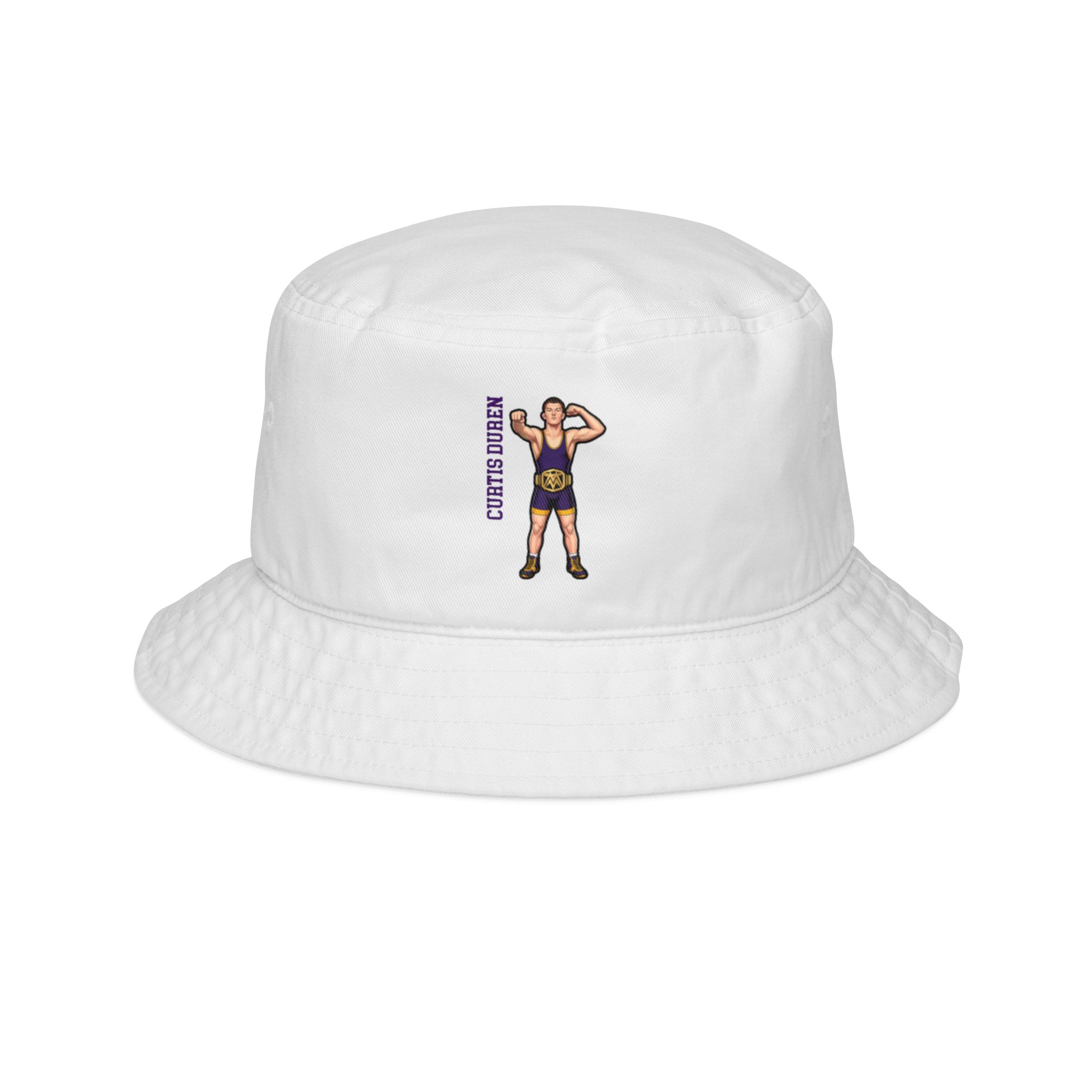 Bucket Hat — character_name_vertical in White
