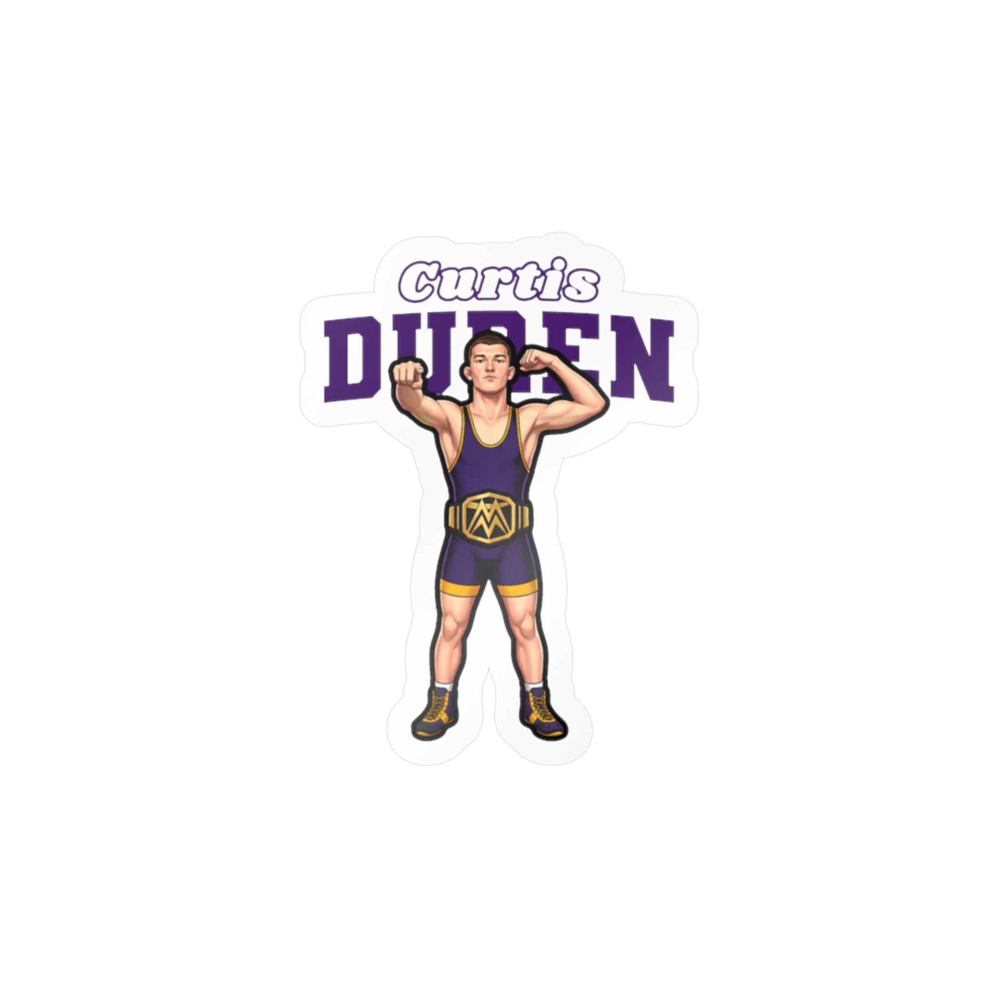 Vinyl Sticker — character_name_arch in Classic