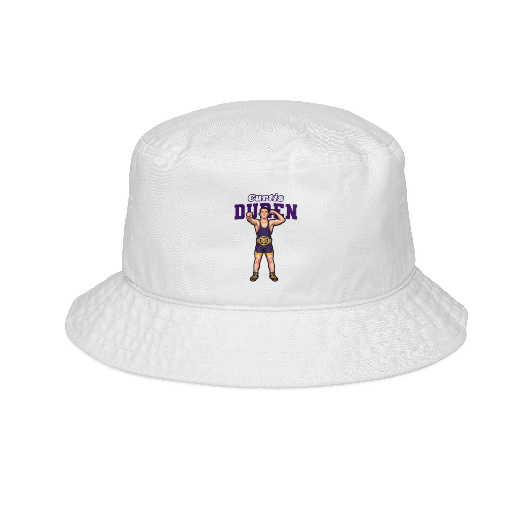 Bucket Hat — character_name_arch in White