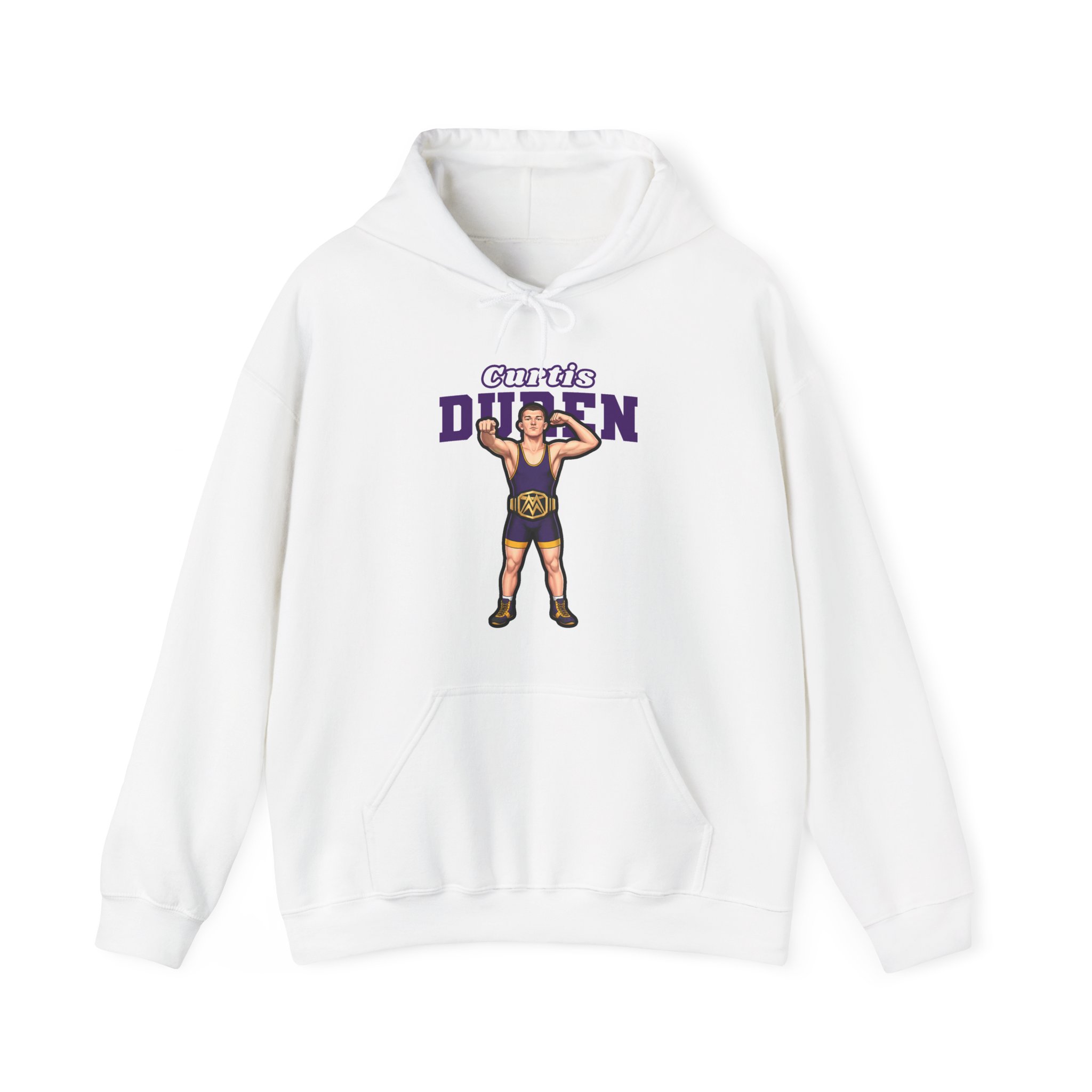 Hoodie — character_name_arch in White