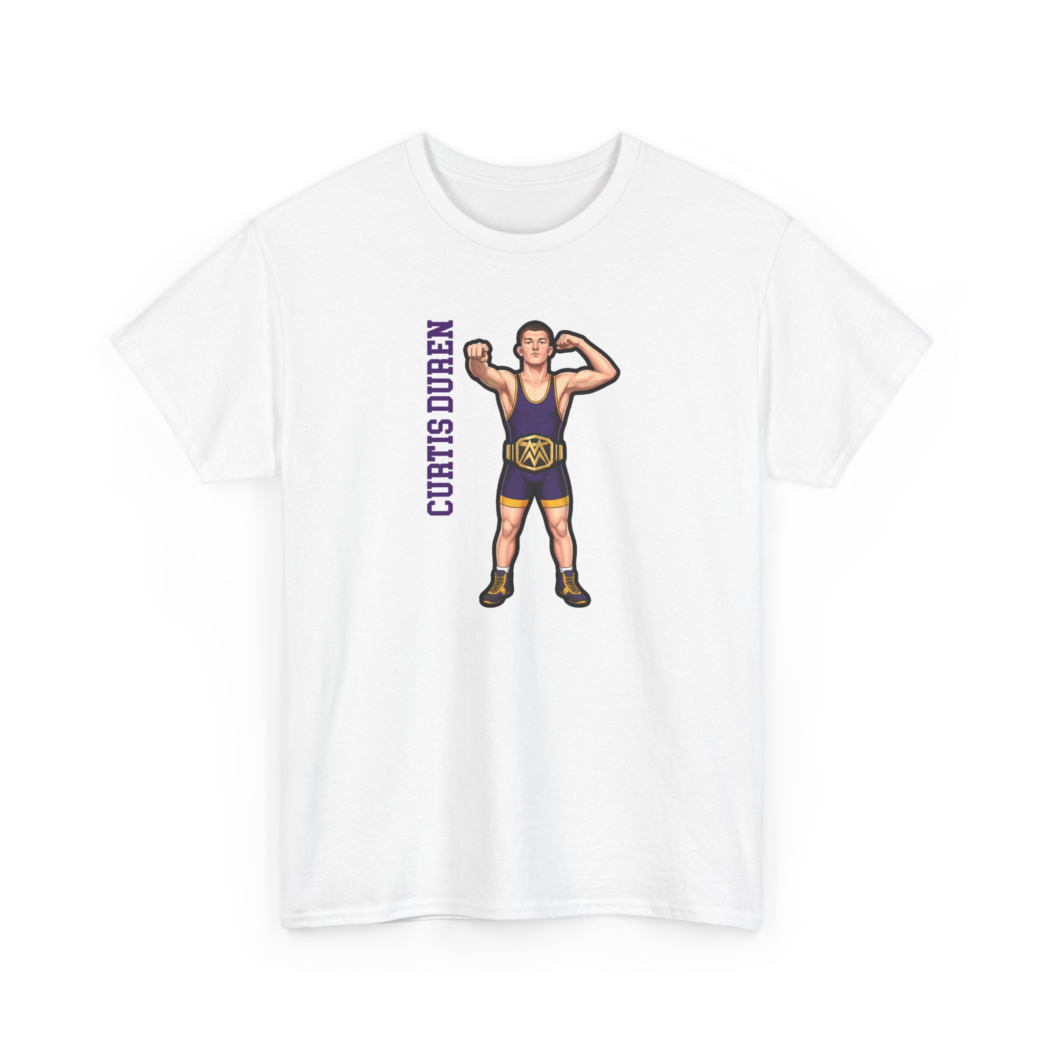 Tee — character_name_vertical in White