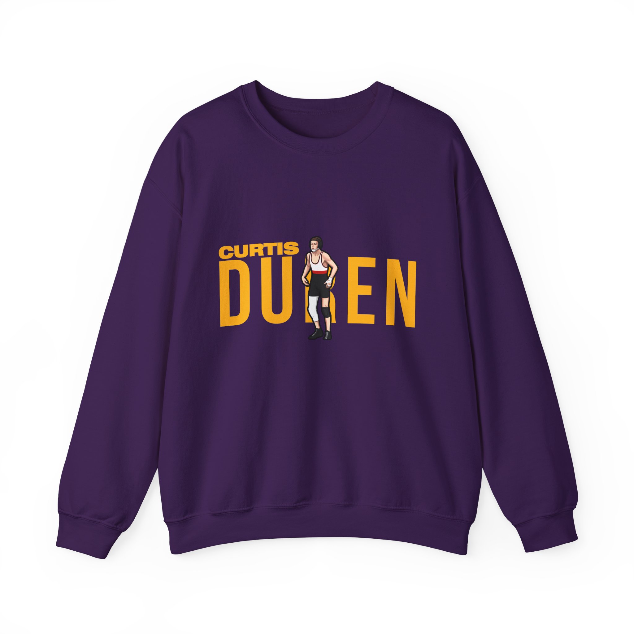 Crewneck Sweatshirt — character_player_name in Purple