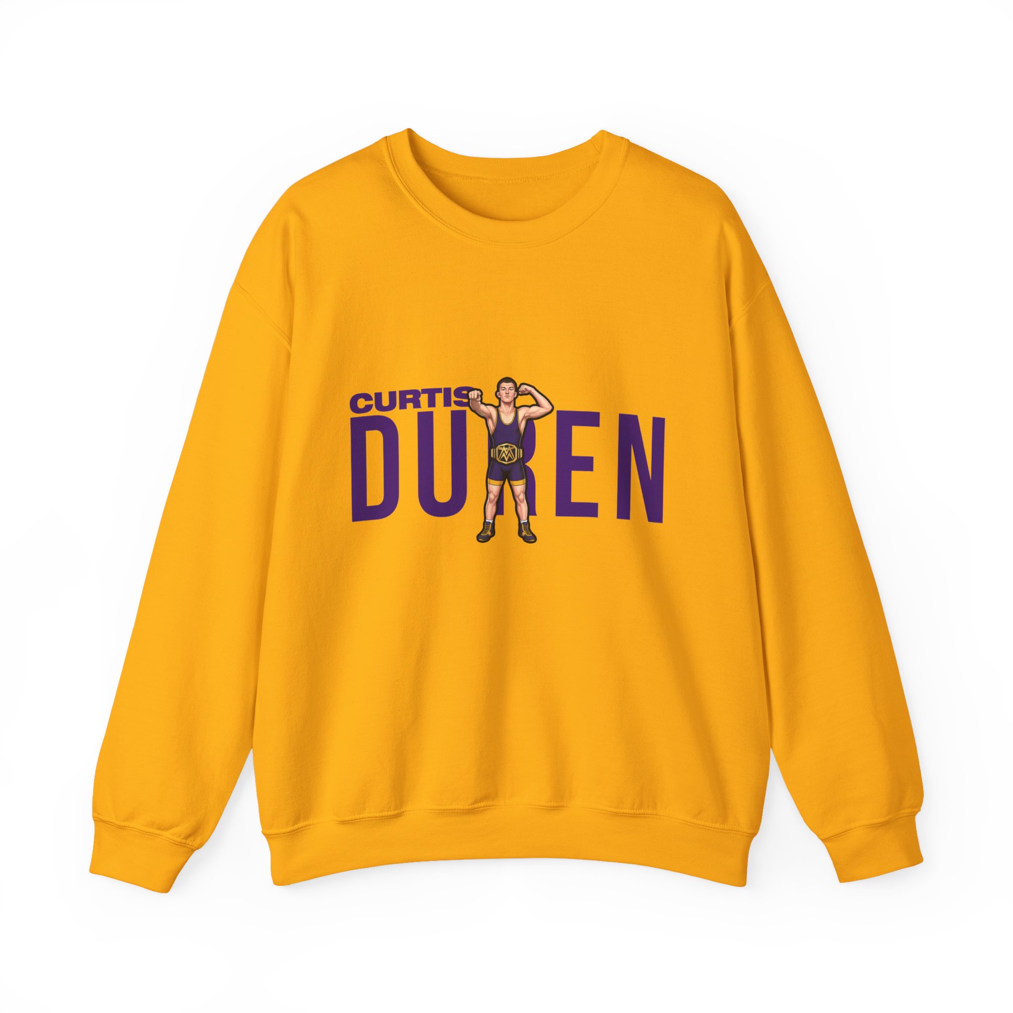 Crewneck Sweatshirt — character_player_name in Gold