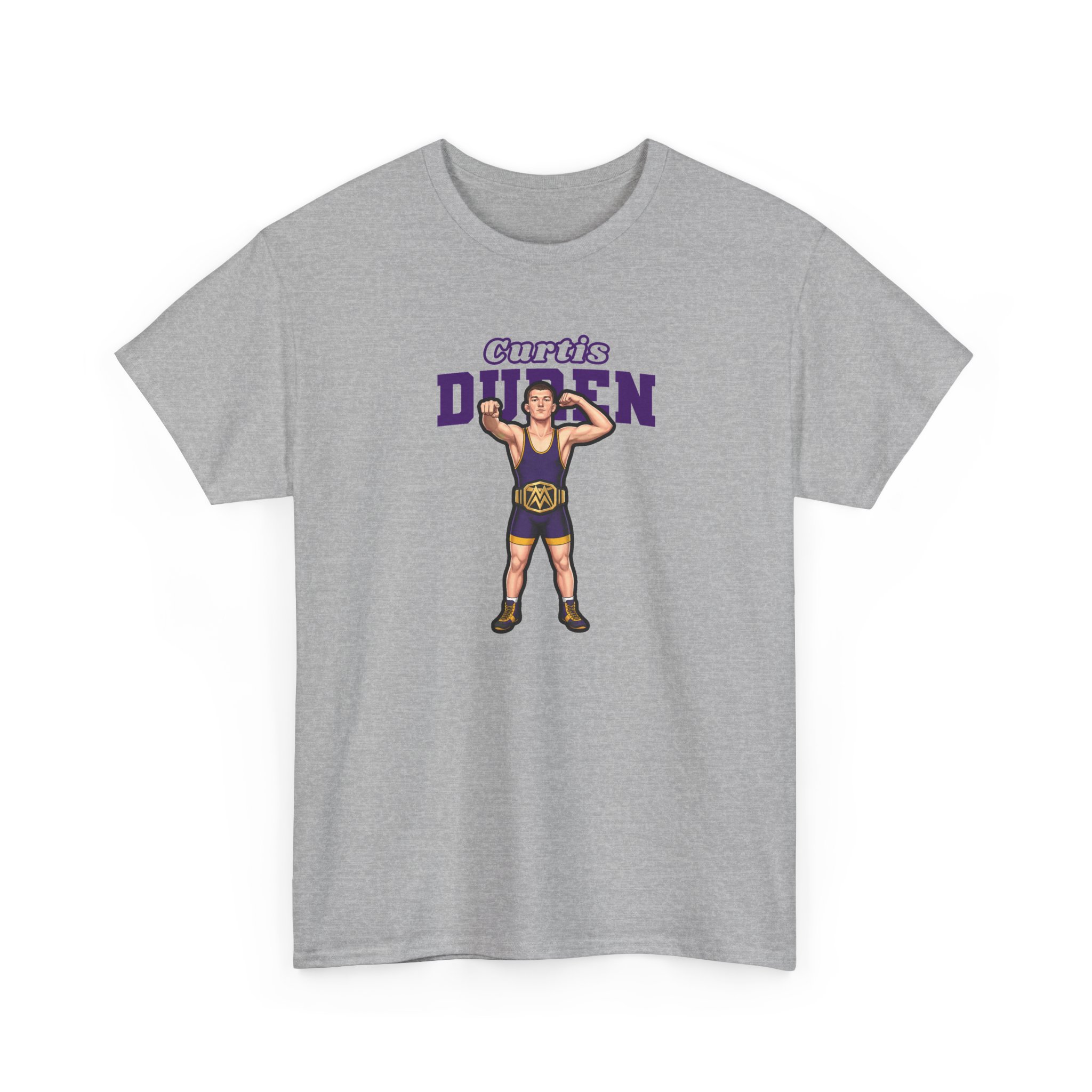 Tee — character_name_arch in Grey