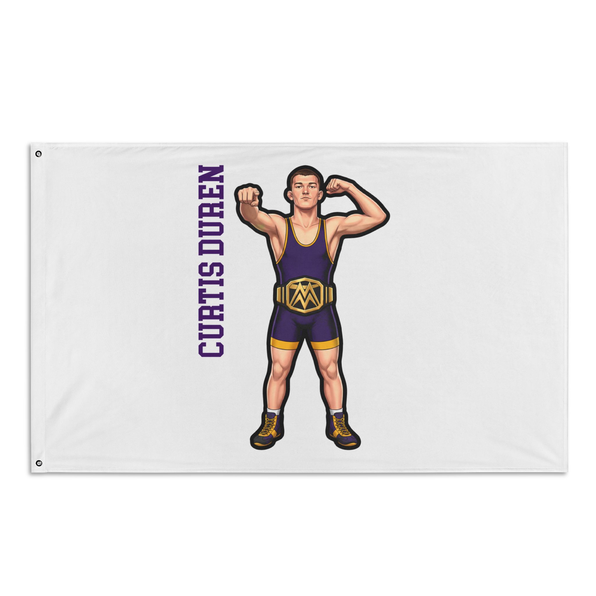 Flag (35 × 56 in) — character_name_vertical in Classic