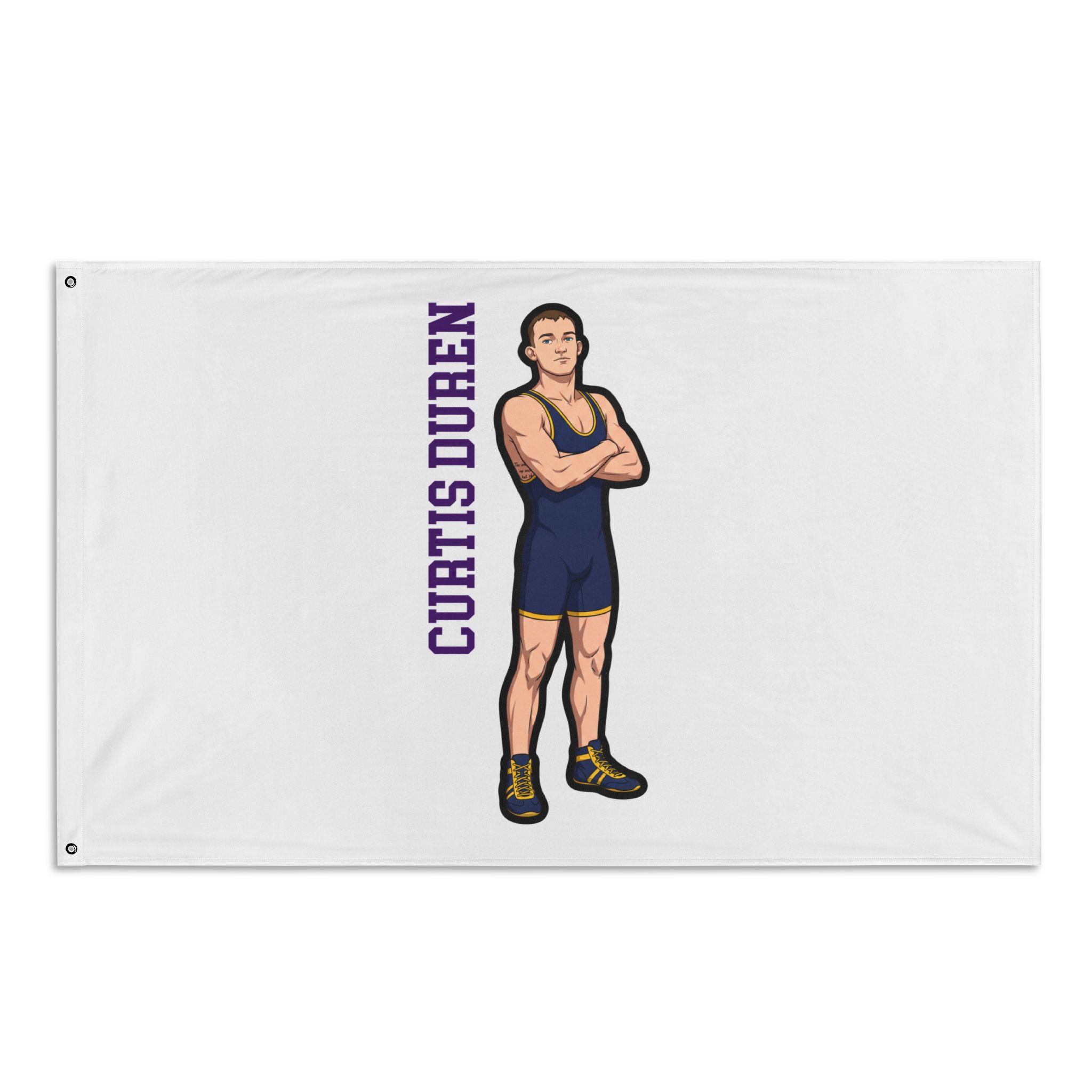 Flag (35 × 56 in) — character_name_vertical in Classic