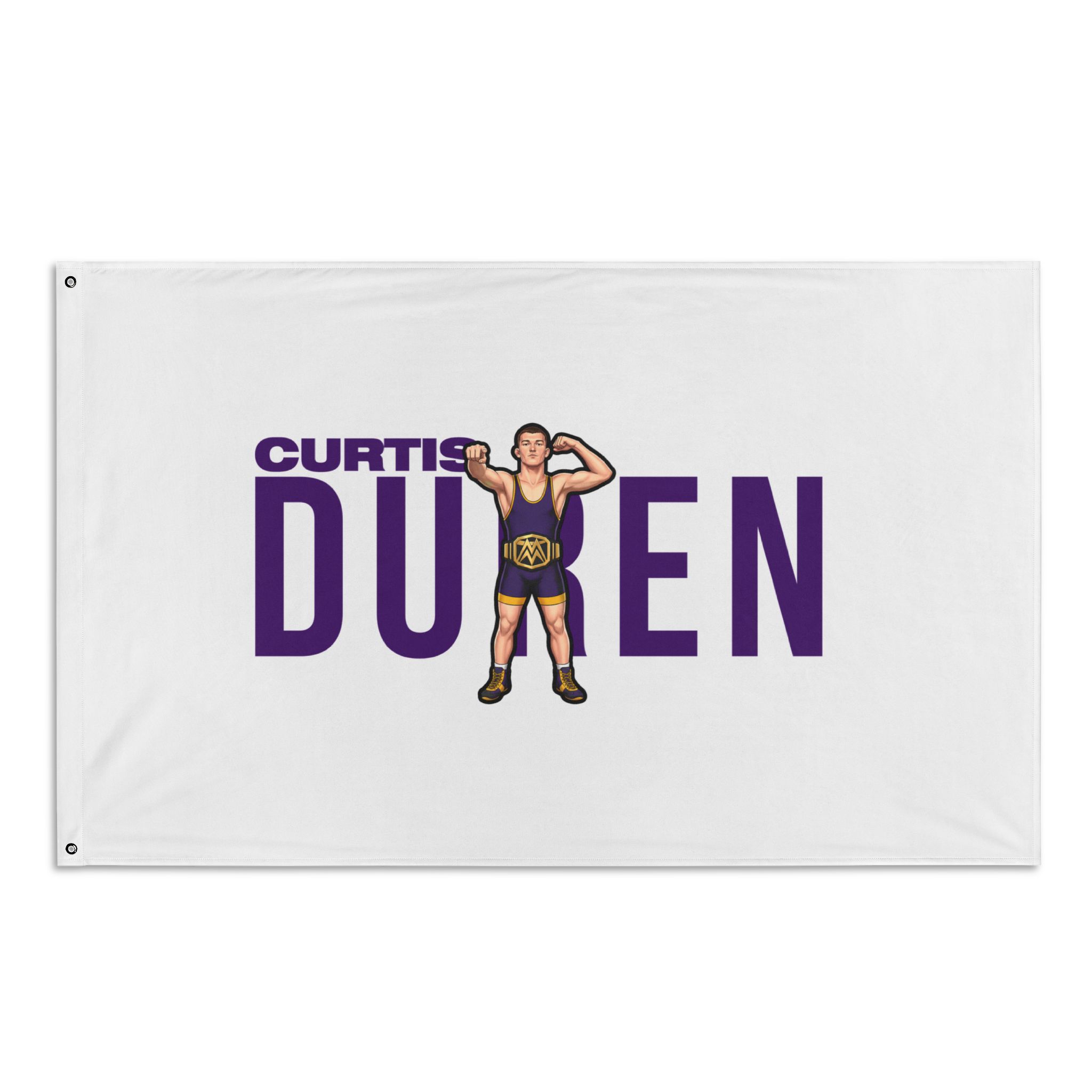 Flag (35 × 56 in) — character_player_name in Classic