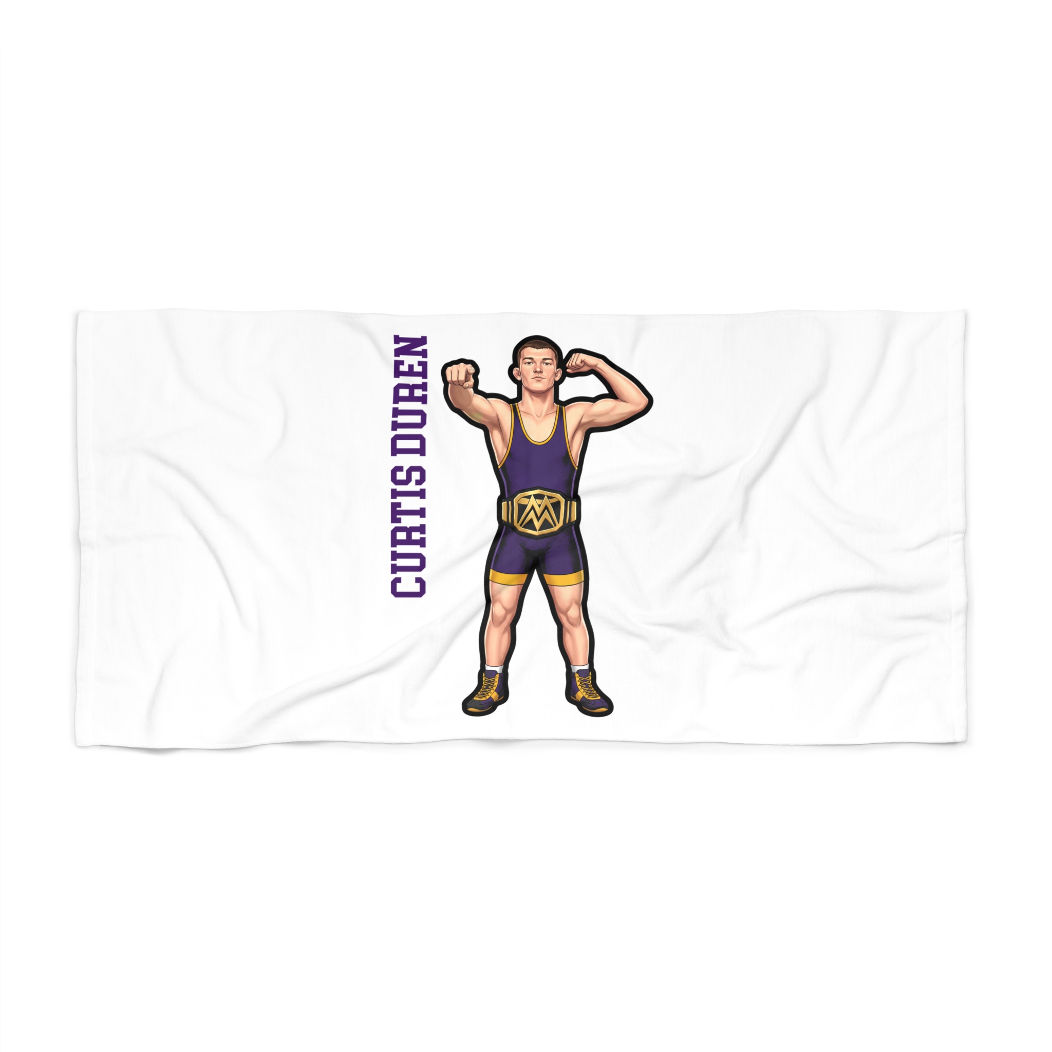 Beach Towel — character_name_vertical in Classic