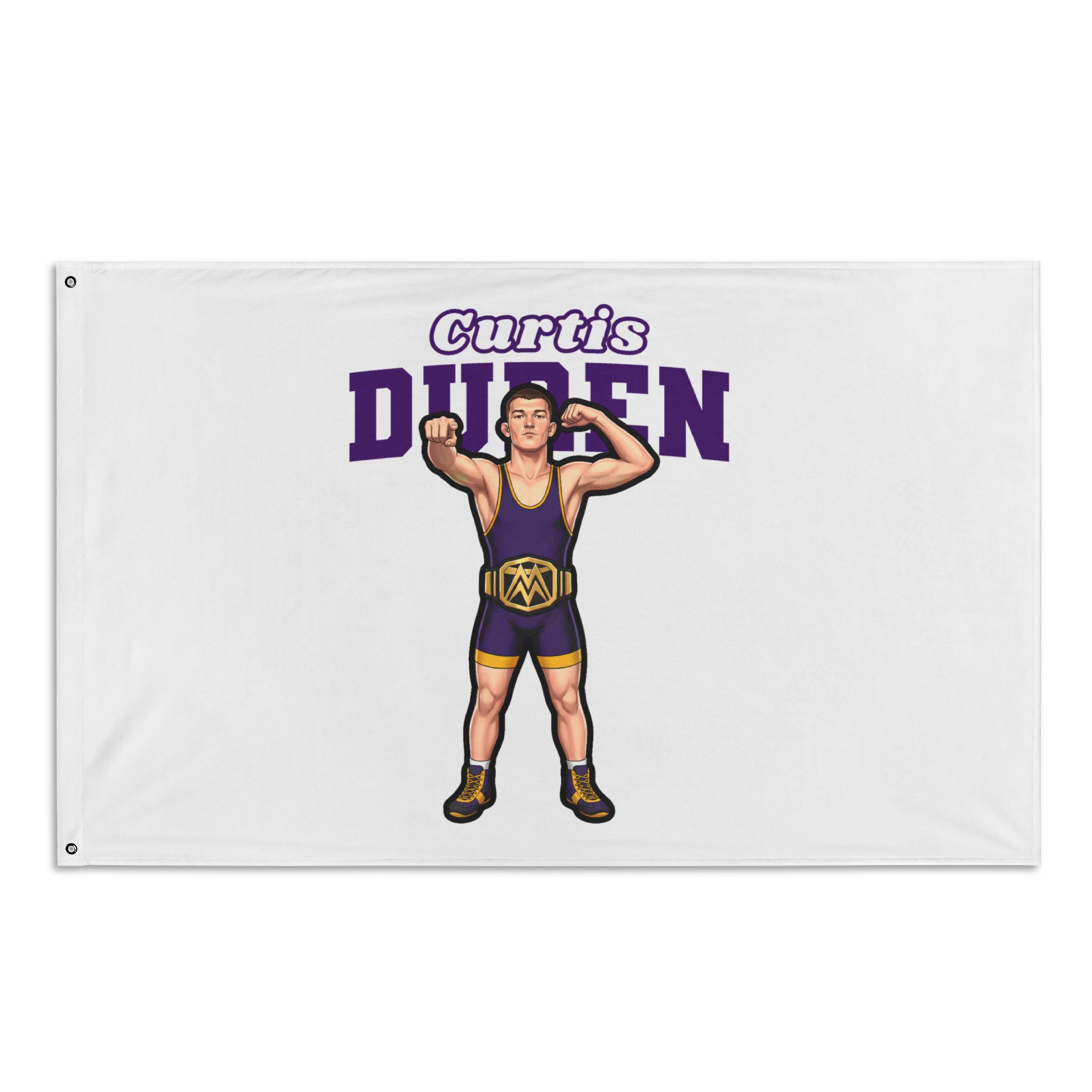 Flag (35 × 56 in) — character_name_arch in Classic