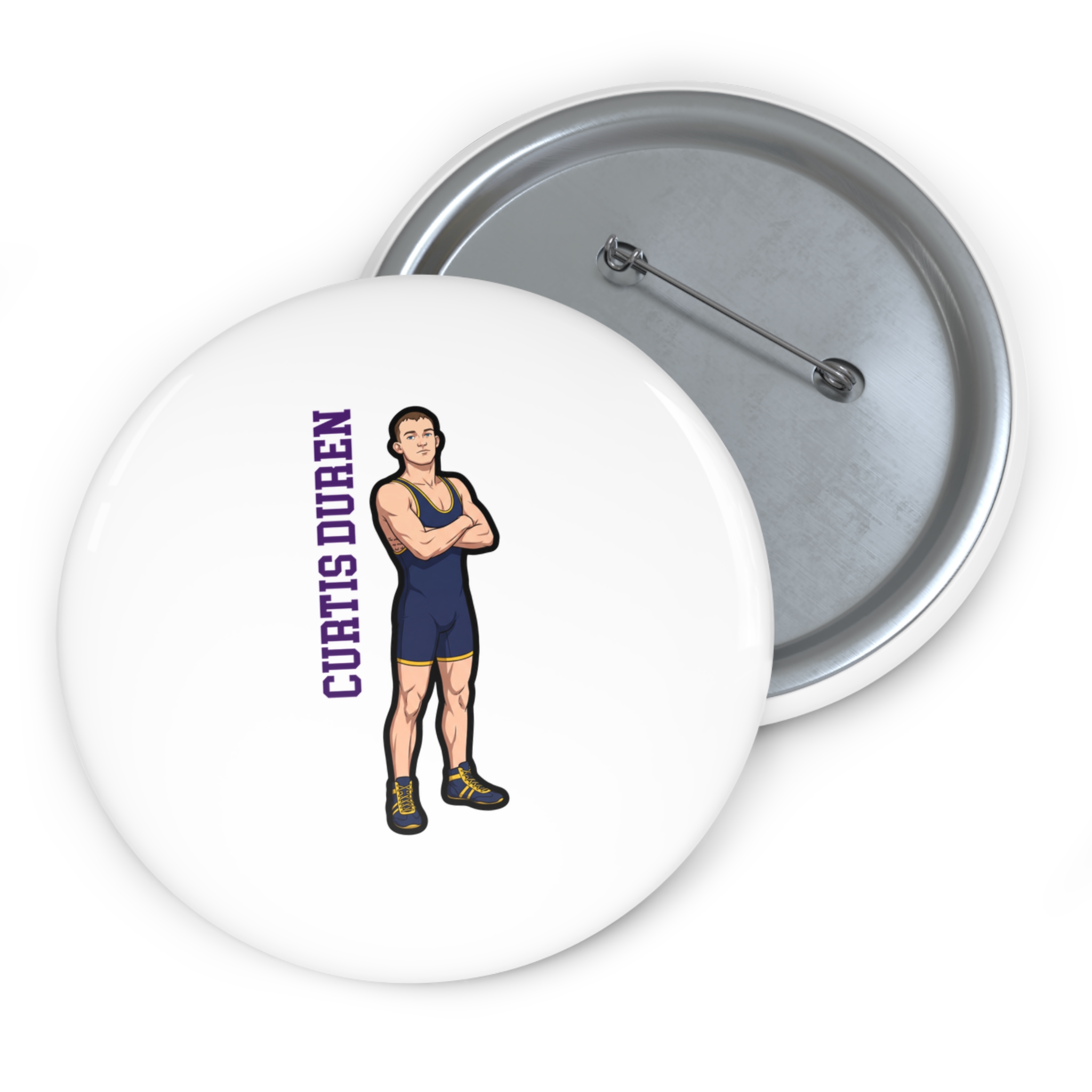 Game Day Pin — character_name_vertical in Classic