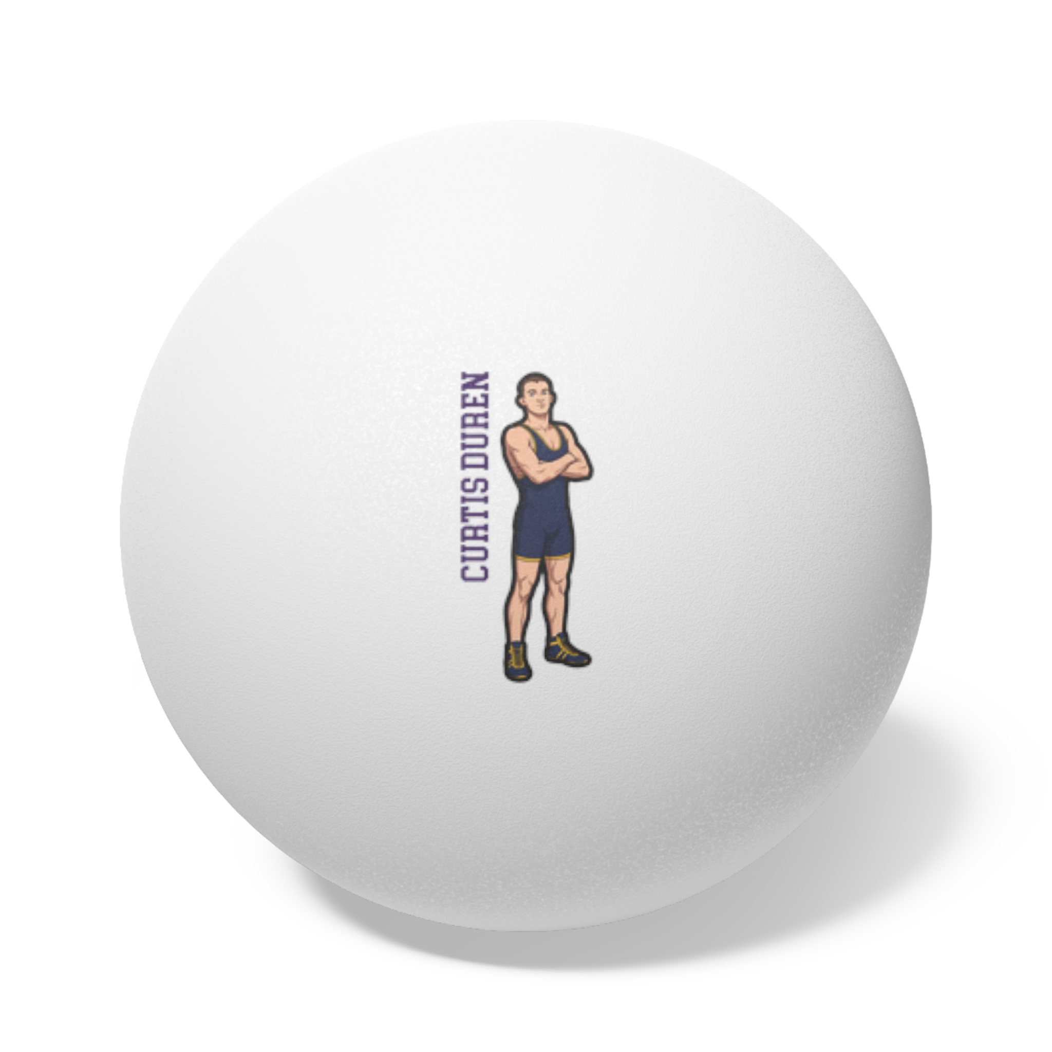Ping Pong Balls, 6 pcs — character_name_vertical in White