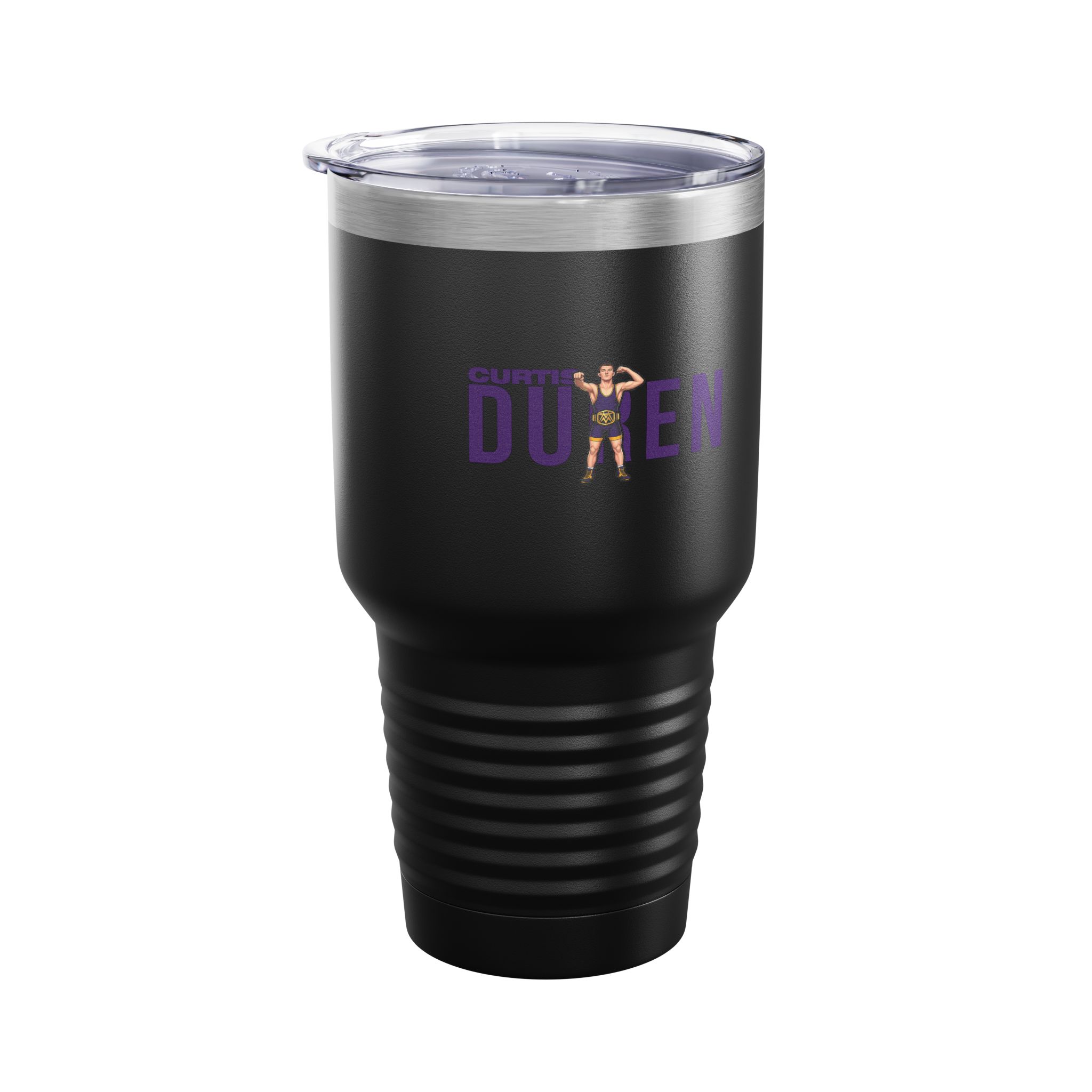 30oz Tumbler — character_player_name in Black