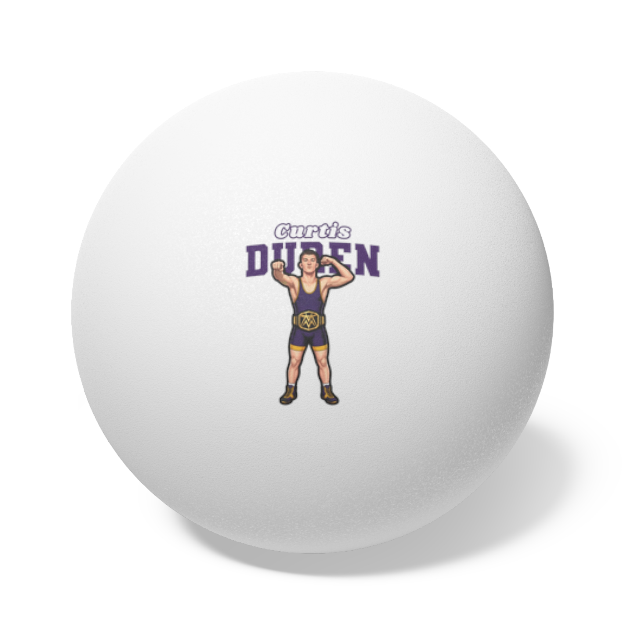 Ping Pong Balls, 6 pcs — character_name_arch in White