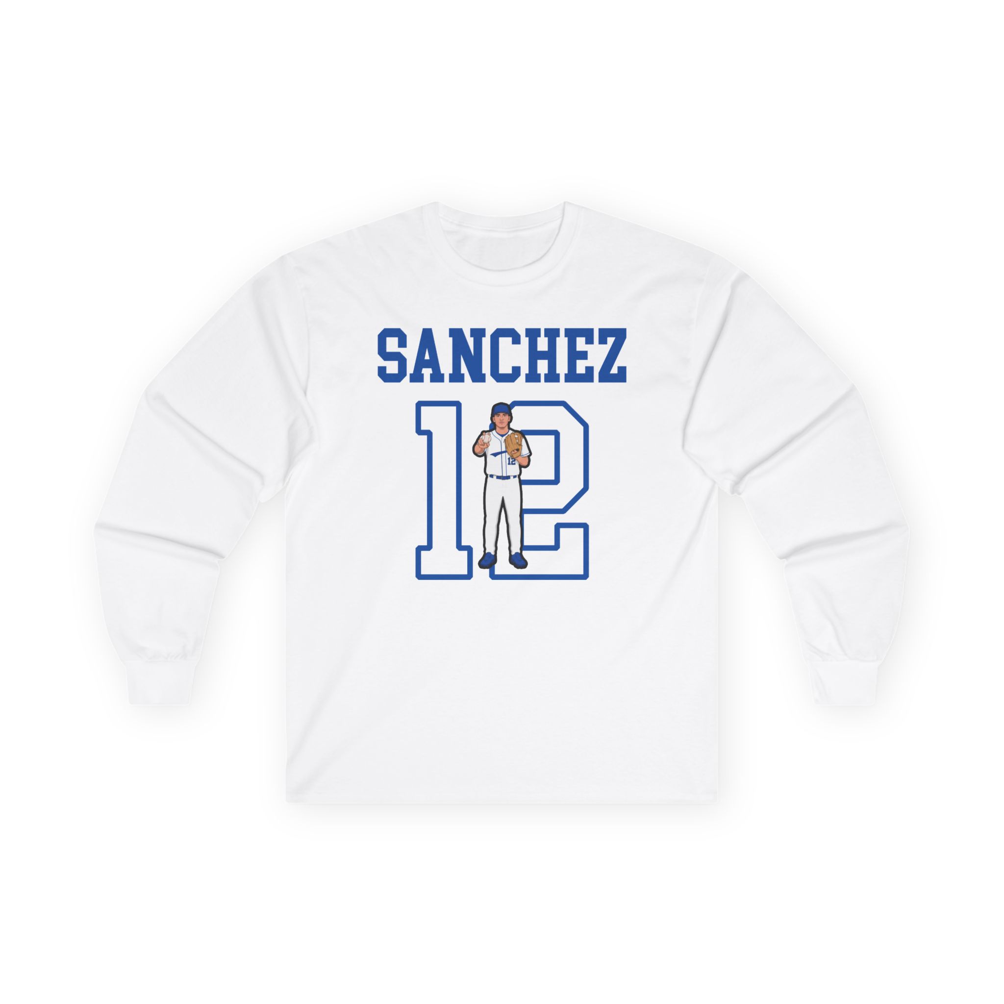 Long Sleeve Tee — character_shirsey in White