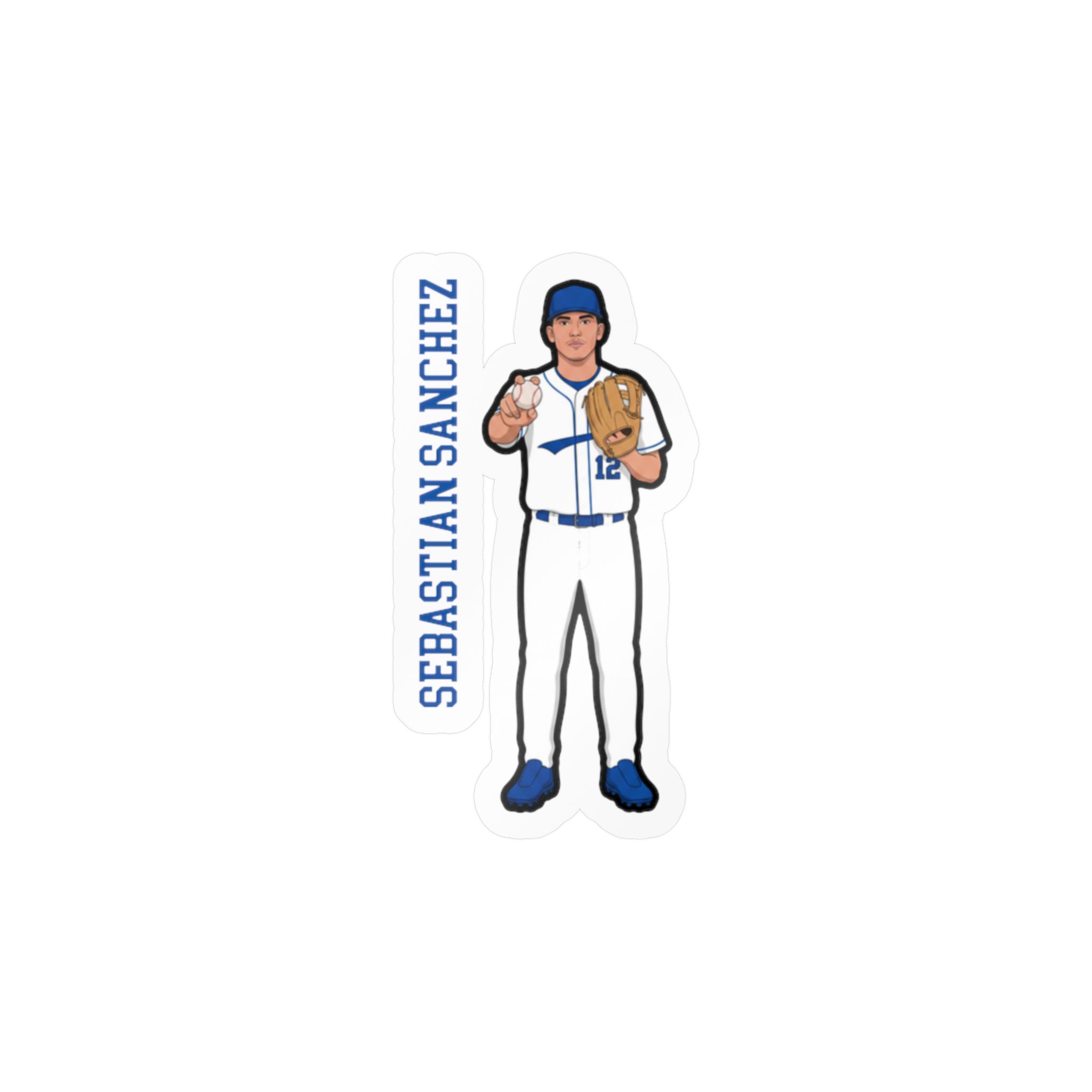 Vinyl Sticker — character_name_vertical in Classic