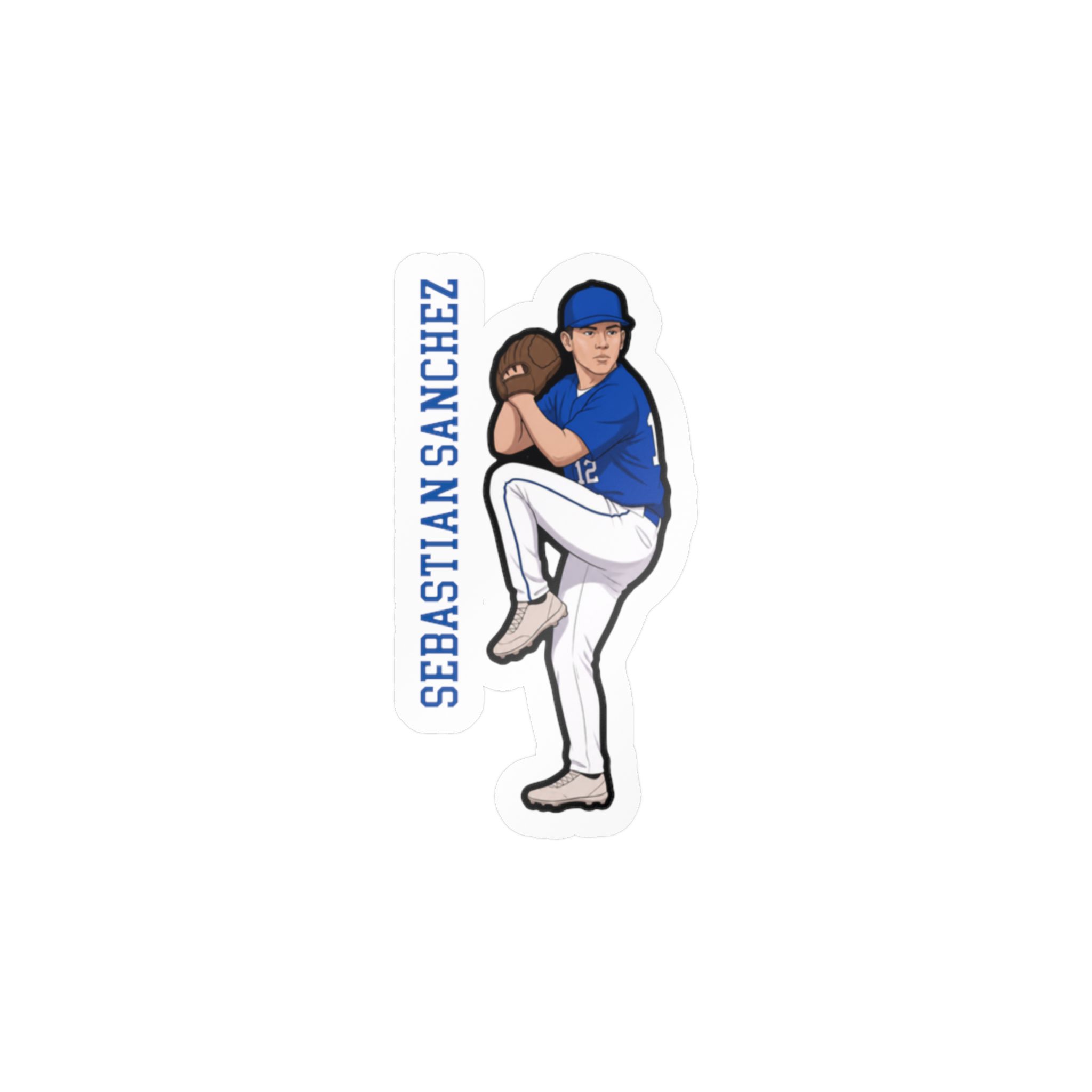 Vinyl Sticker — character_name_vertical in Classic
