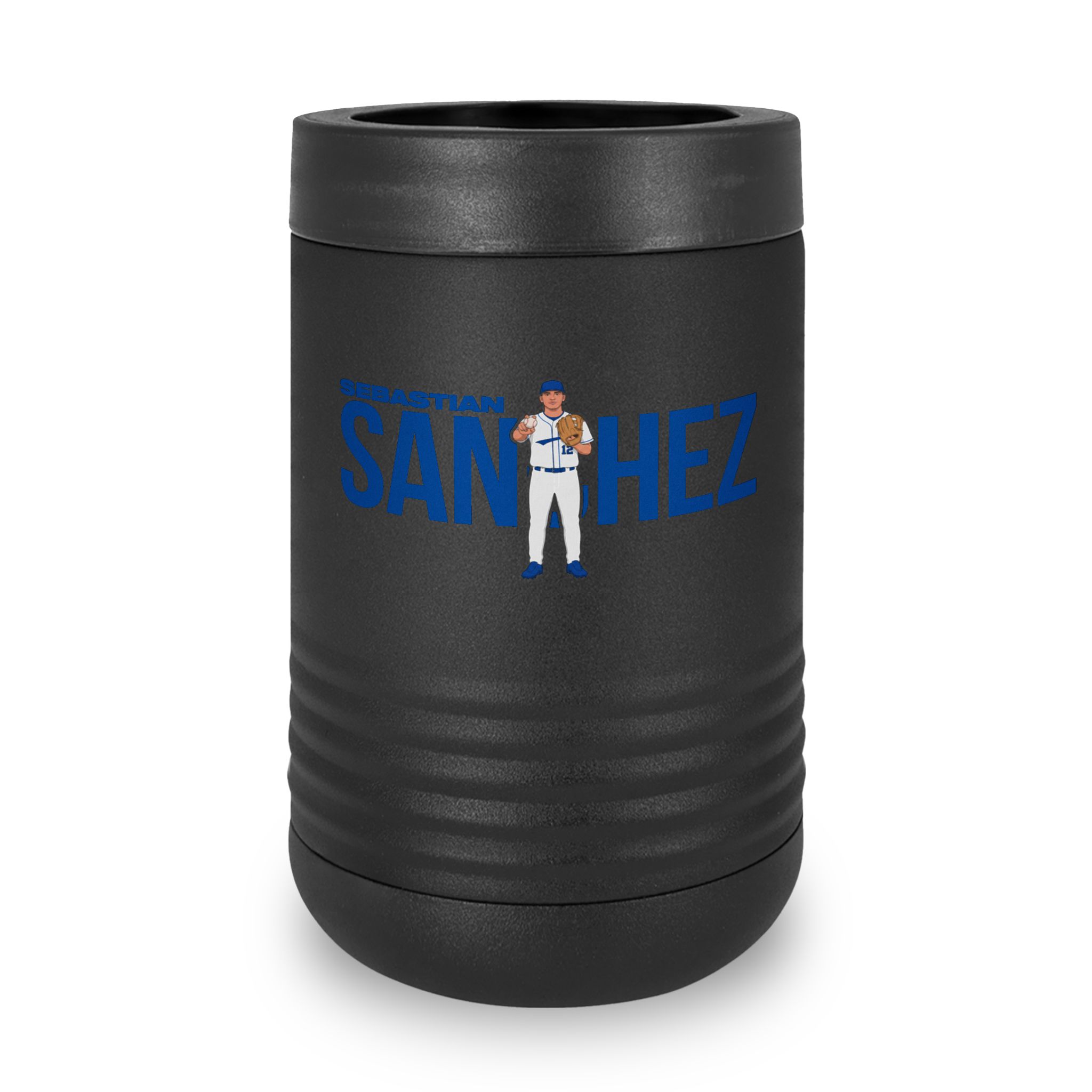 Stainless Can Cooler — character_player_name in Black
