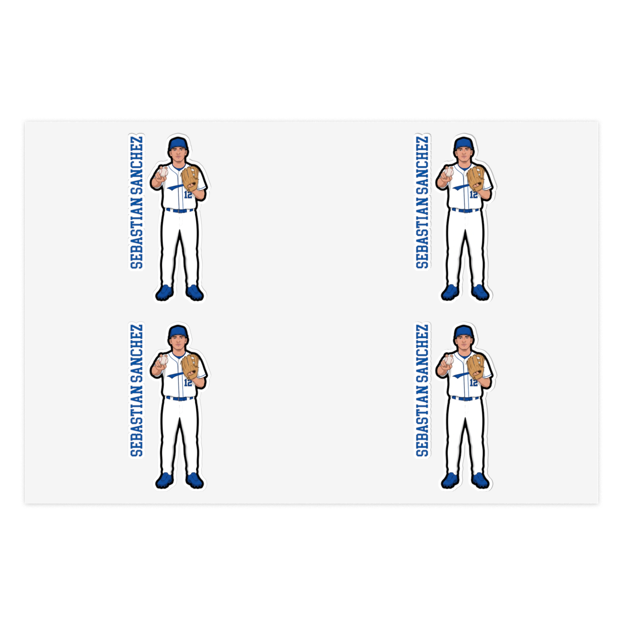 Sticker Sheet — character_name_vertical in Classic