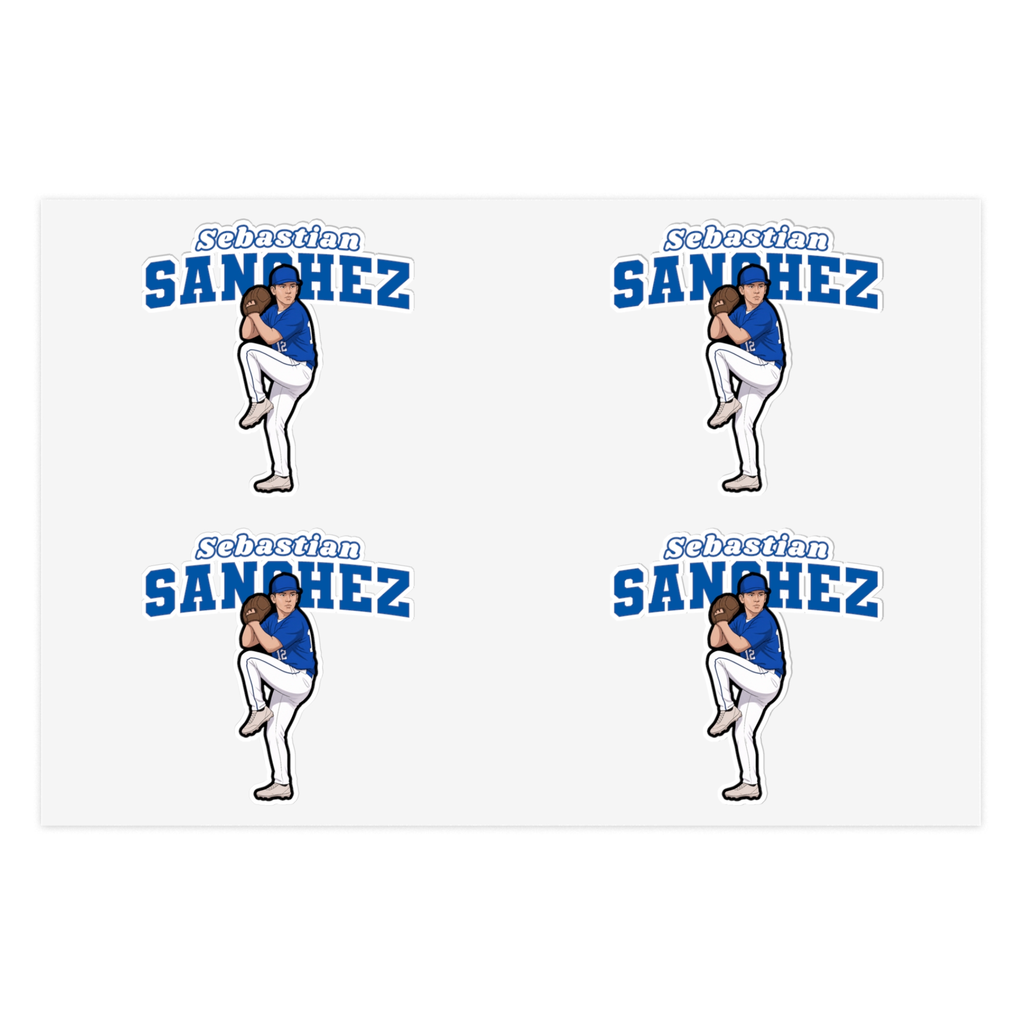Sticker Sheet — character_name_arch in Classic