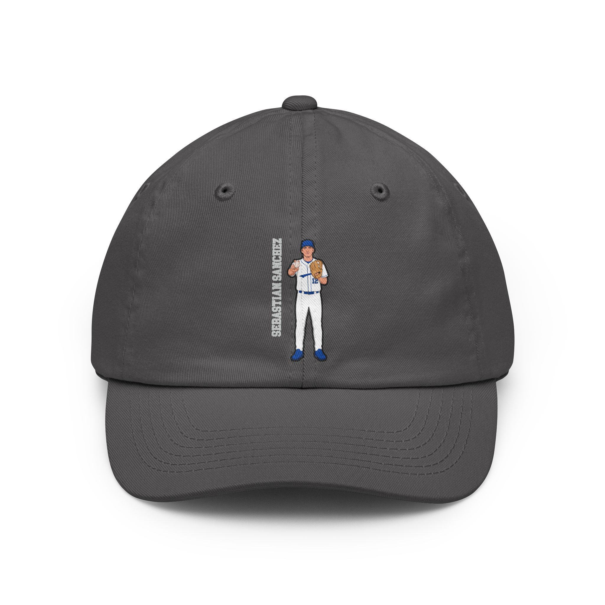 Classic Cap — character_name_vertical in Grey