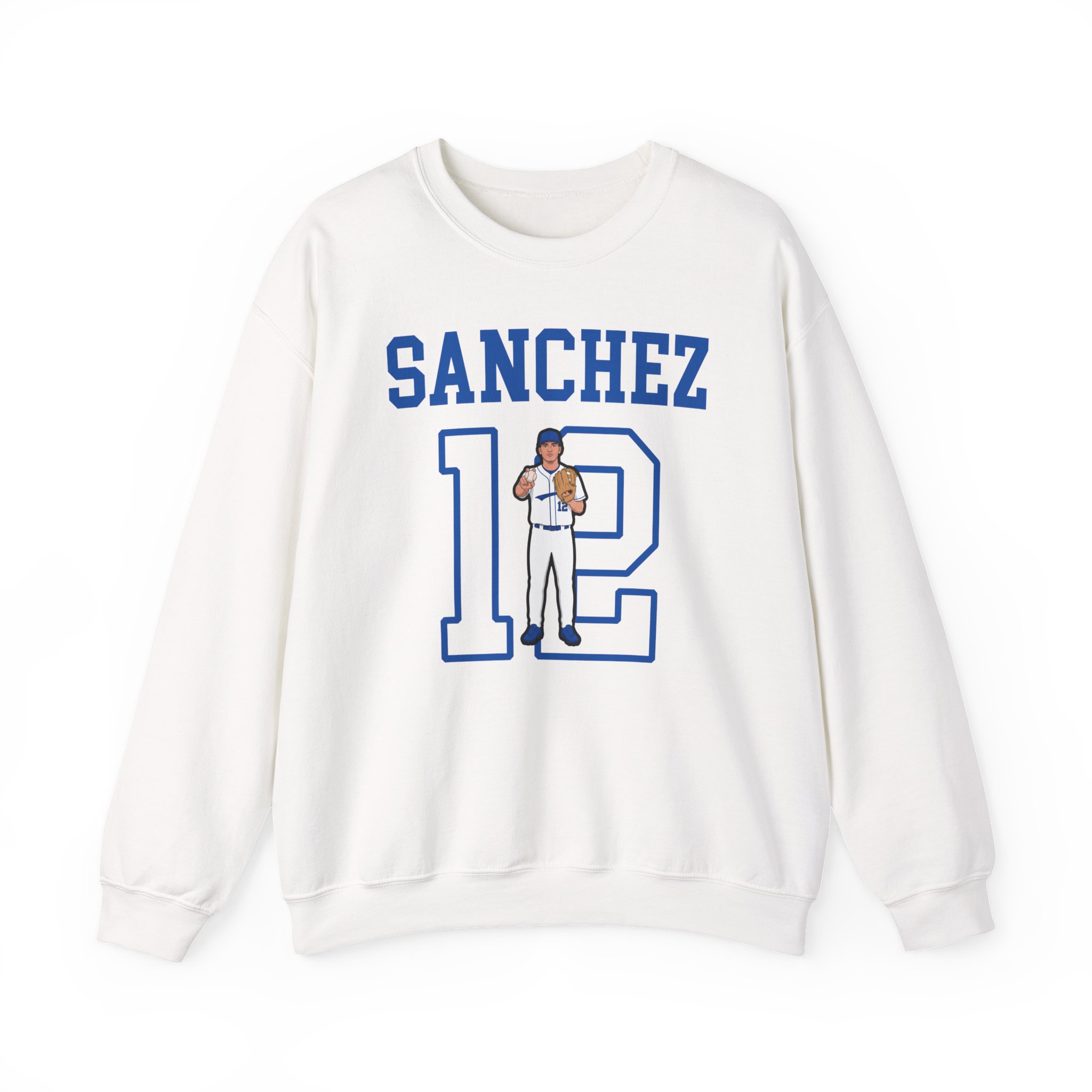 Crewneck Sweatshirt — character_shirsey in White