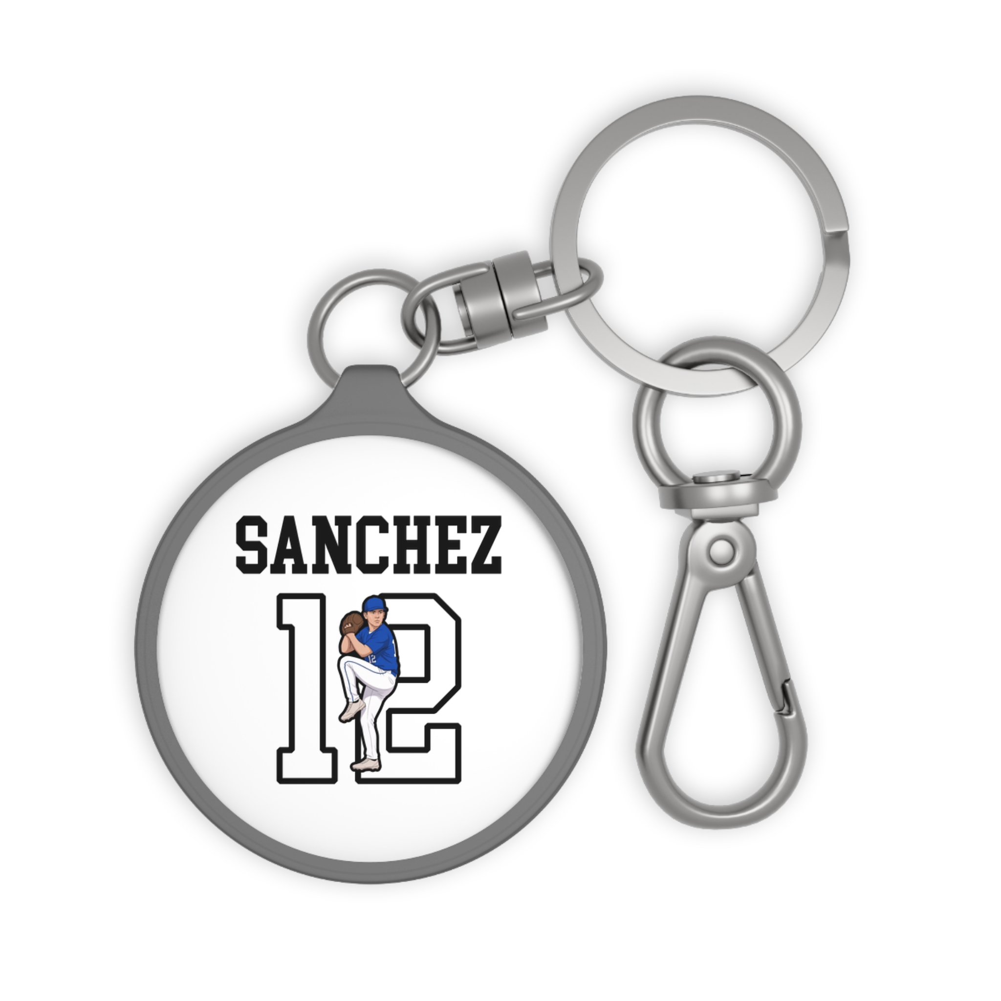 Keychain — character_shirsey in Grey