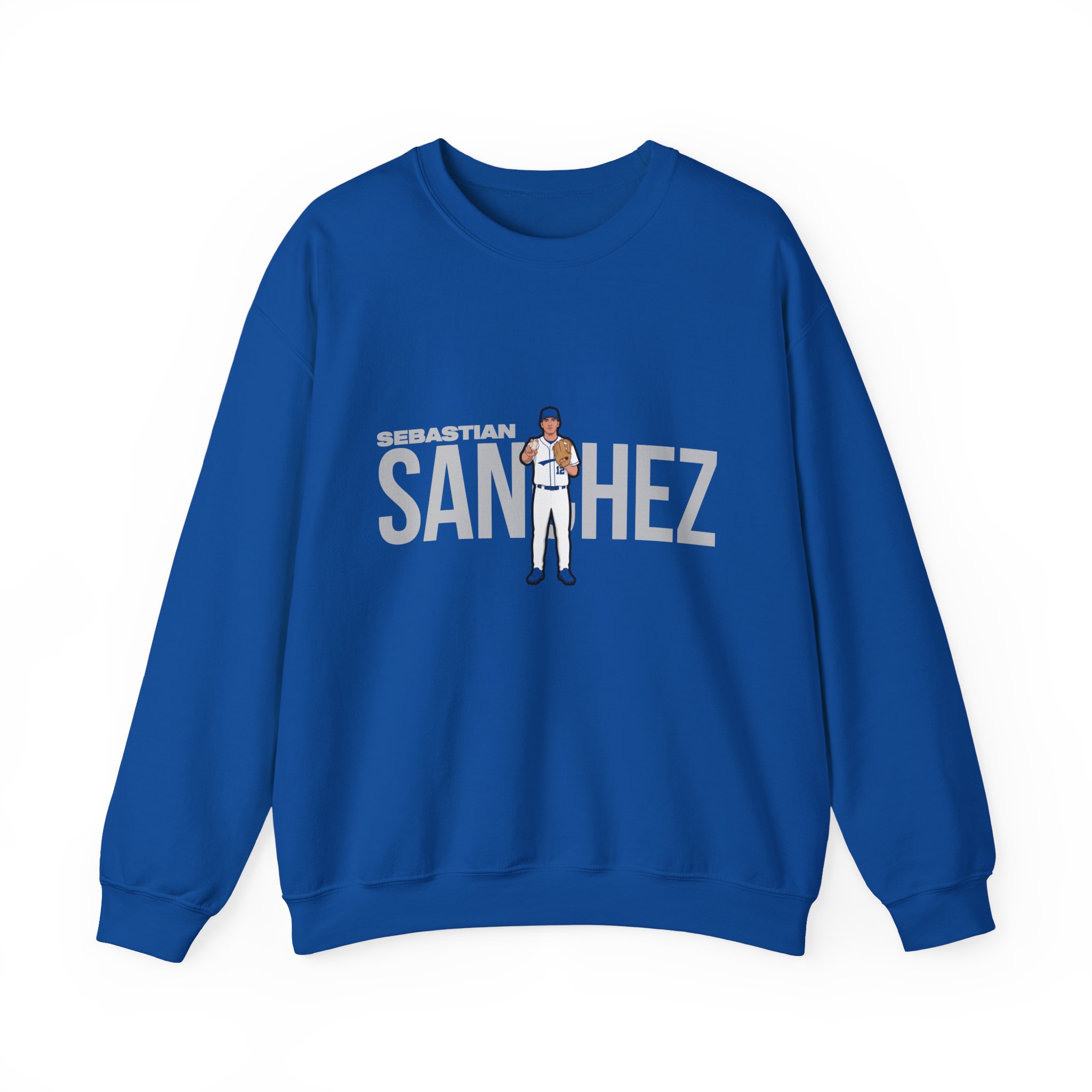Crewneck Sweatshirt — character_player_name in Royal