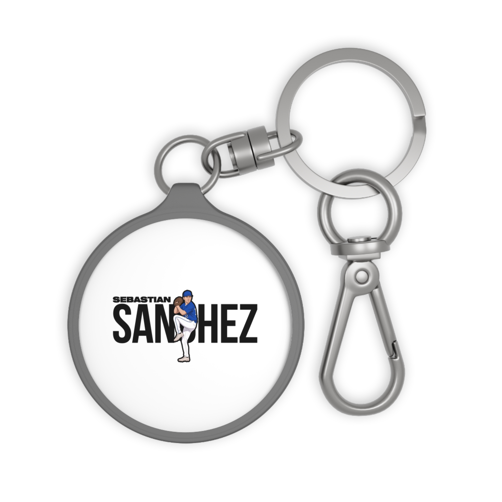 Keychain — character_player_name in Grey