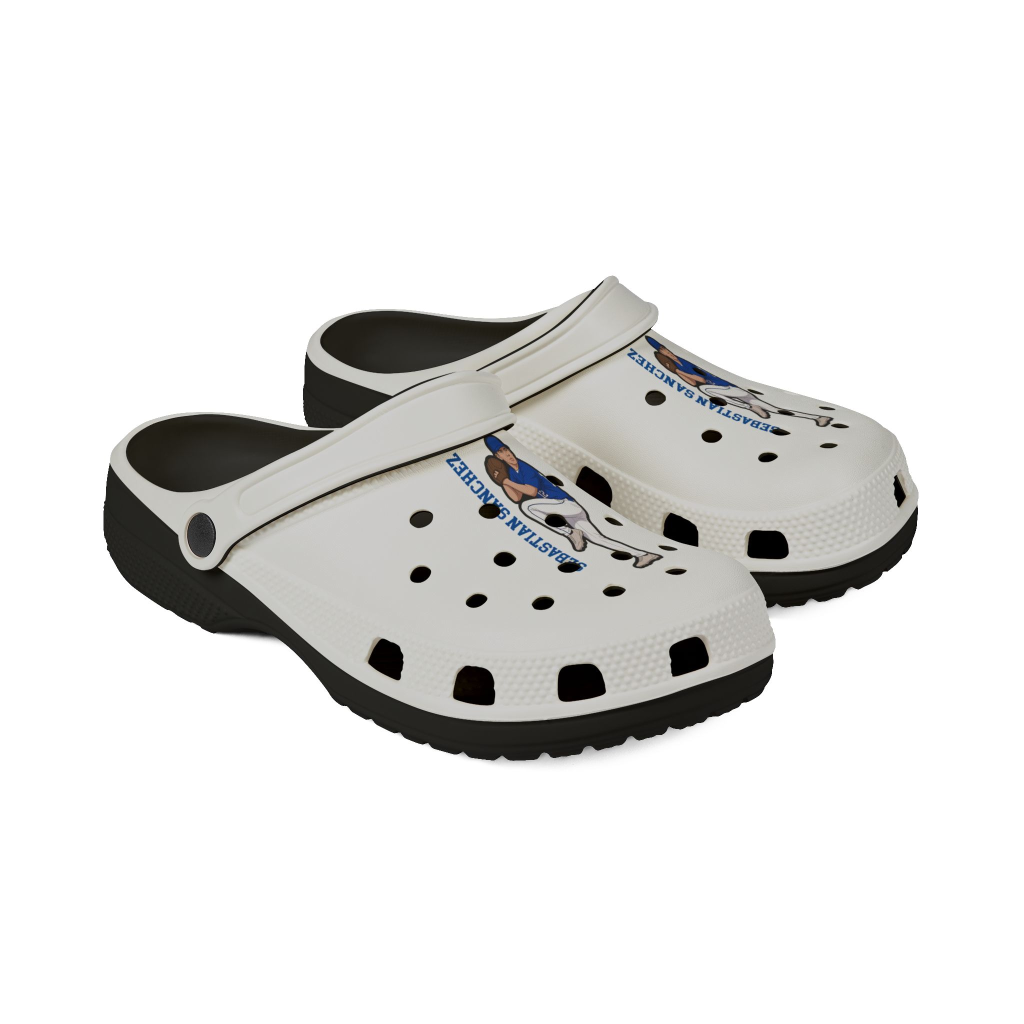 Rubber Clogs — character_name_vertical in Black