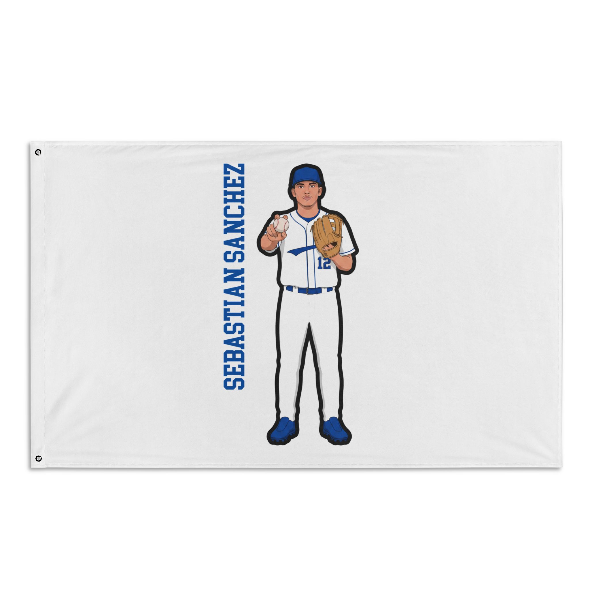 Flag (35 × 56 in) — character_name_vertical in Classic