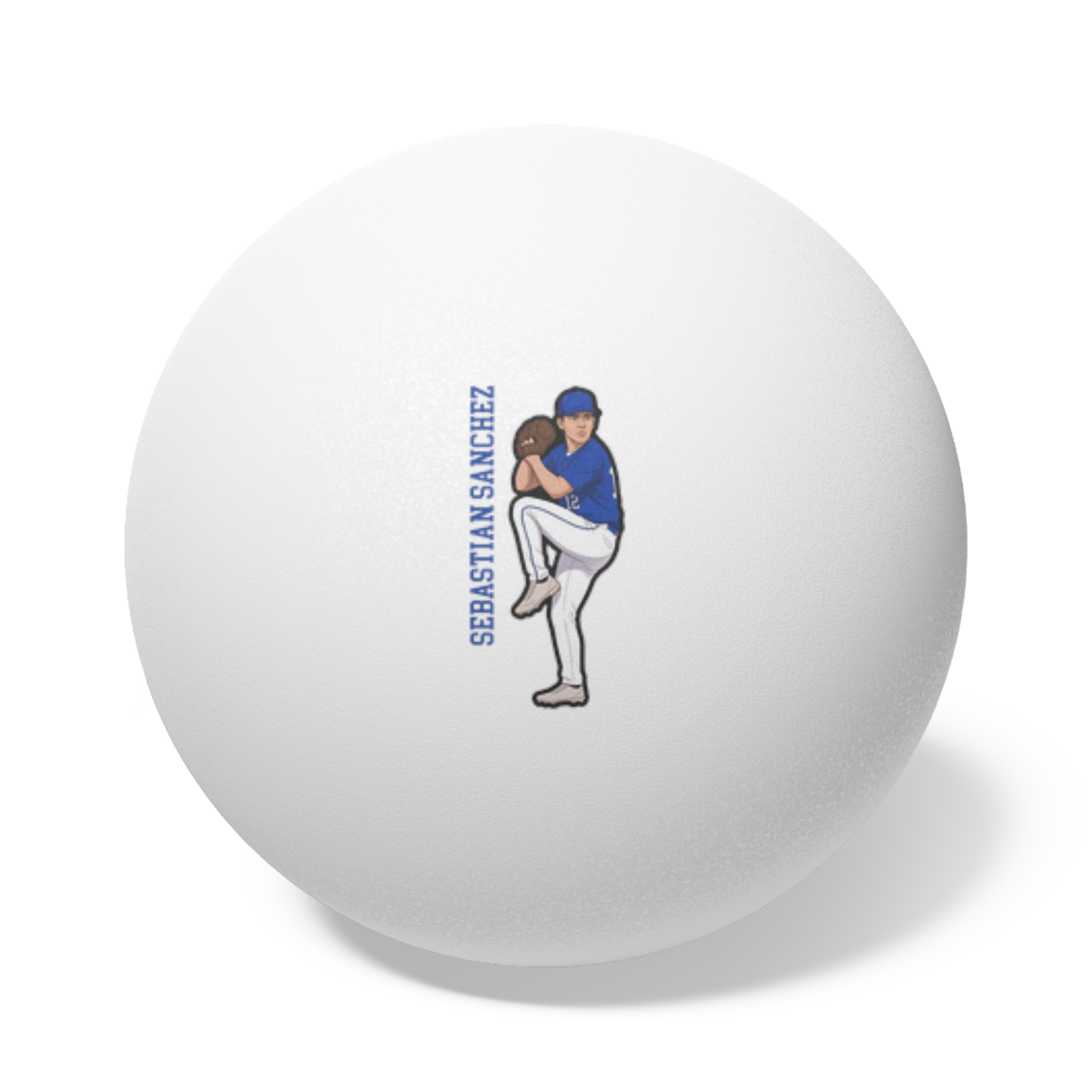 Ping Pong Balls, 6 pcs — character_name_vertical in White