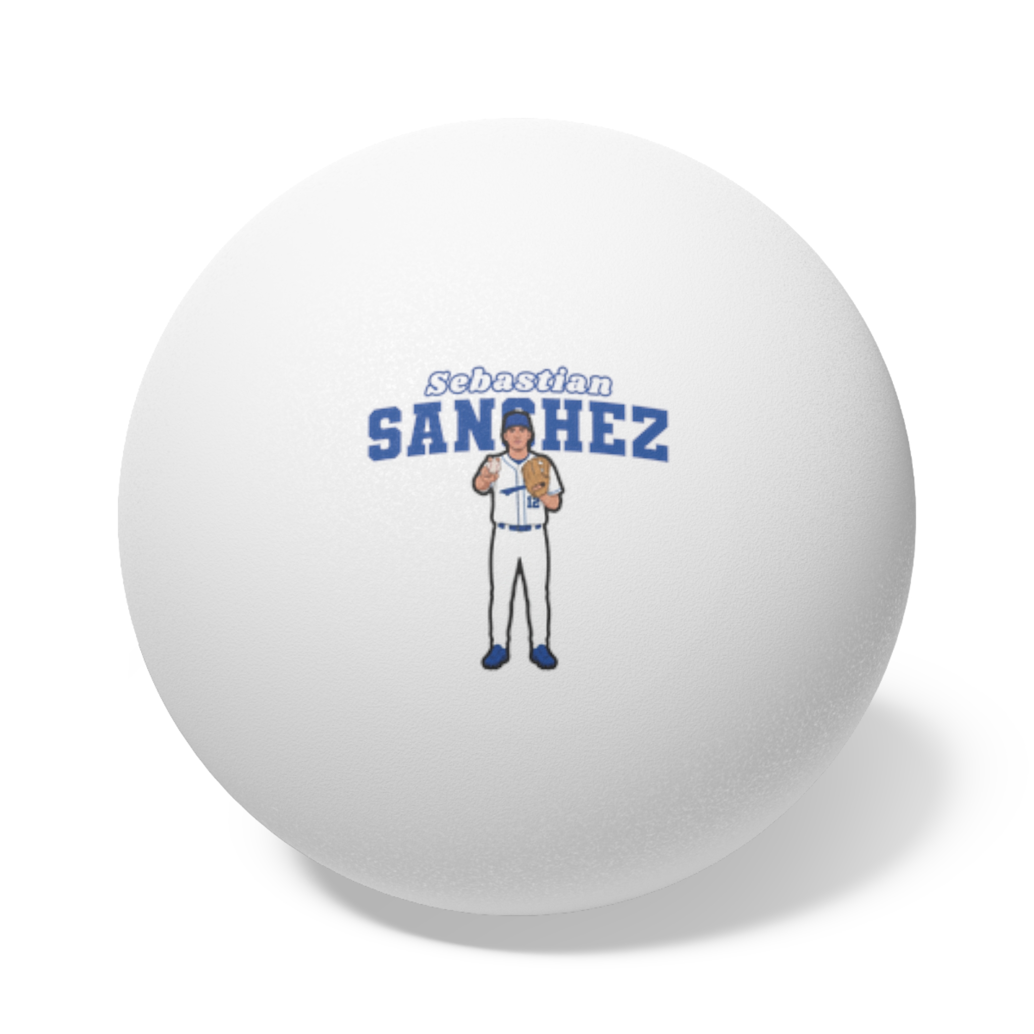 Ping Pong Balls, 6 pcs — character_name_arch in White