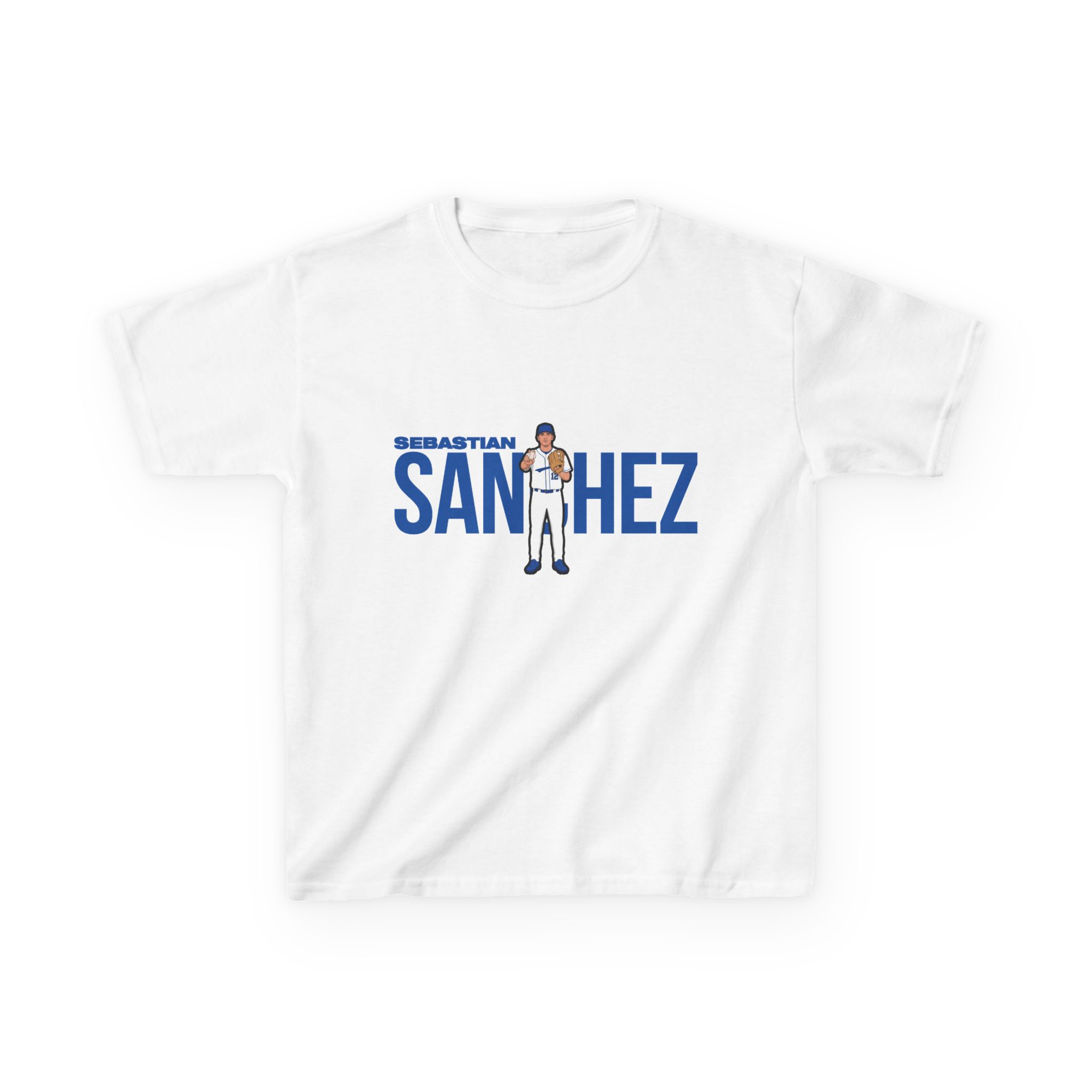 Youth Tee — character_player_name in White