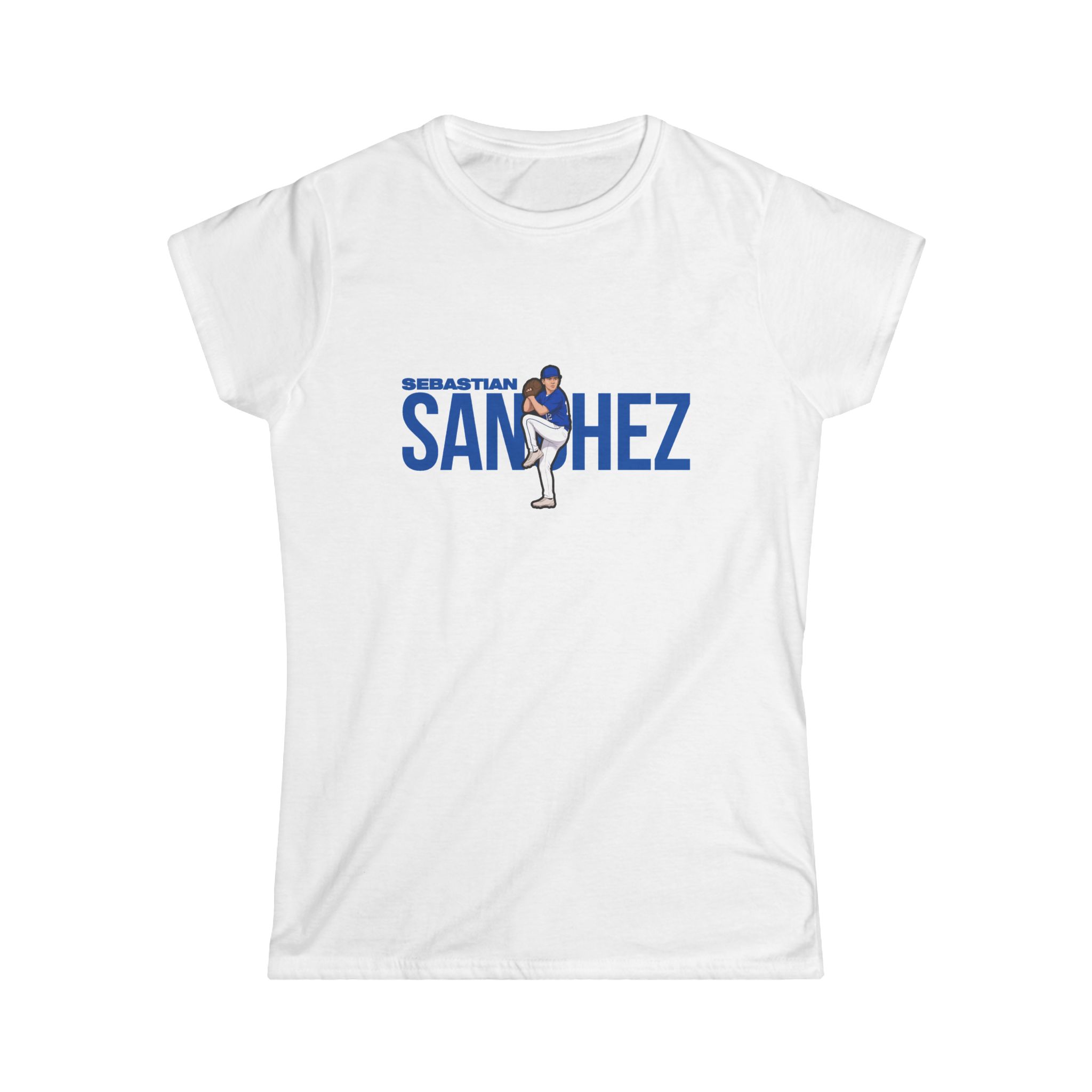 Women's Softstyle Tee — character_player_name in White