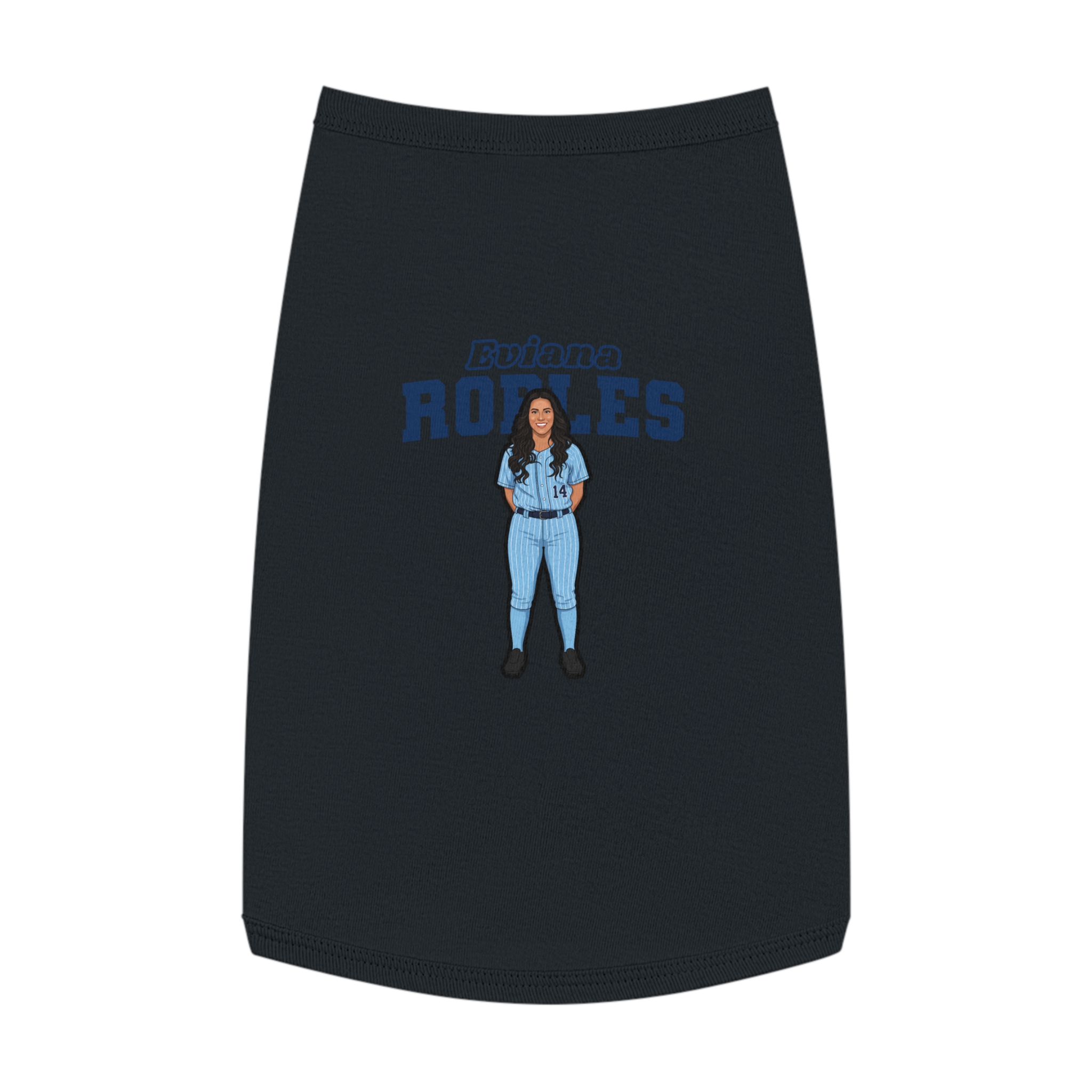 Pet Tank Top — character_name_arch in White