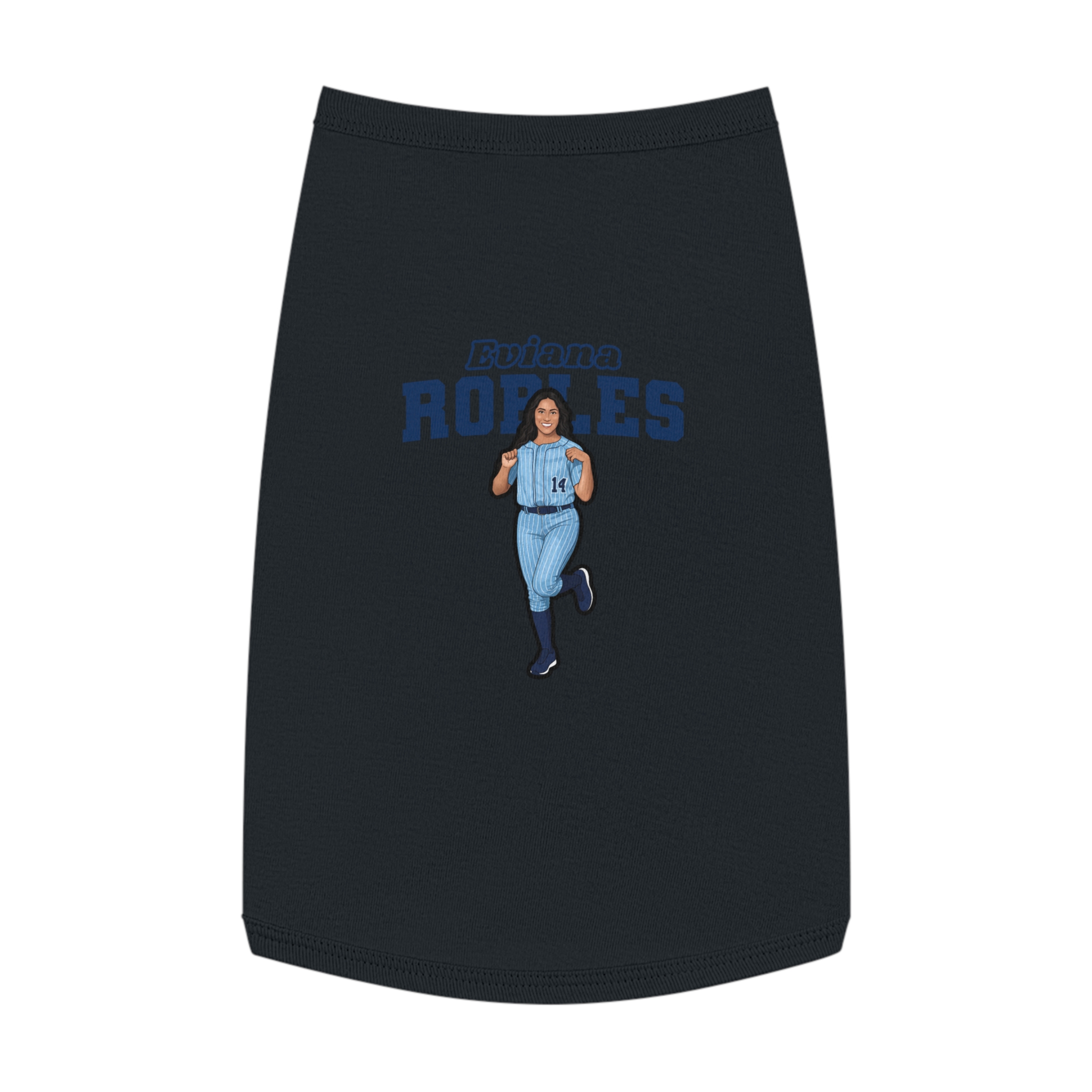 Pet Tank Top — character_name_arch in Black
