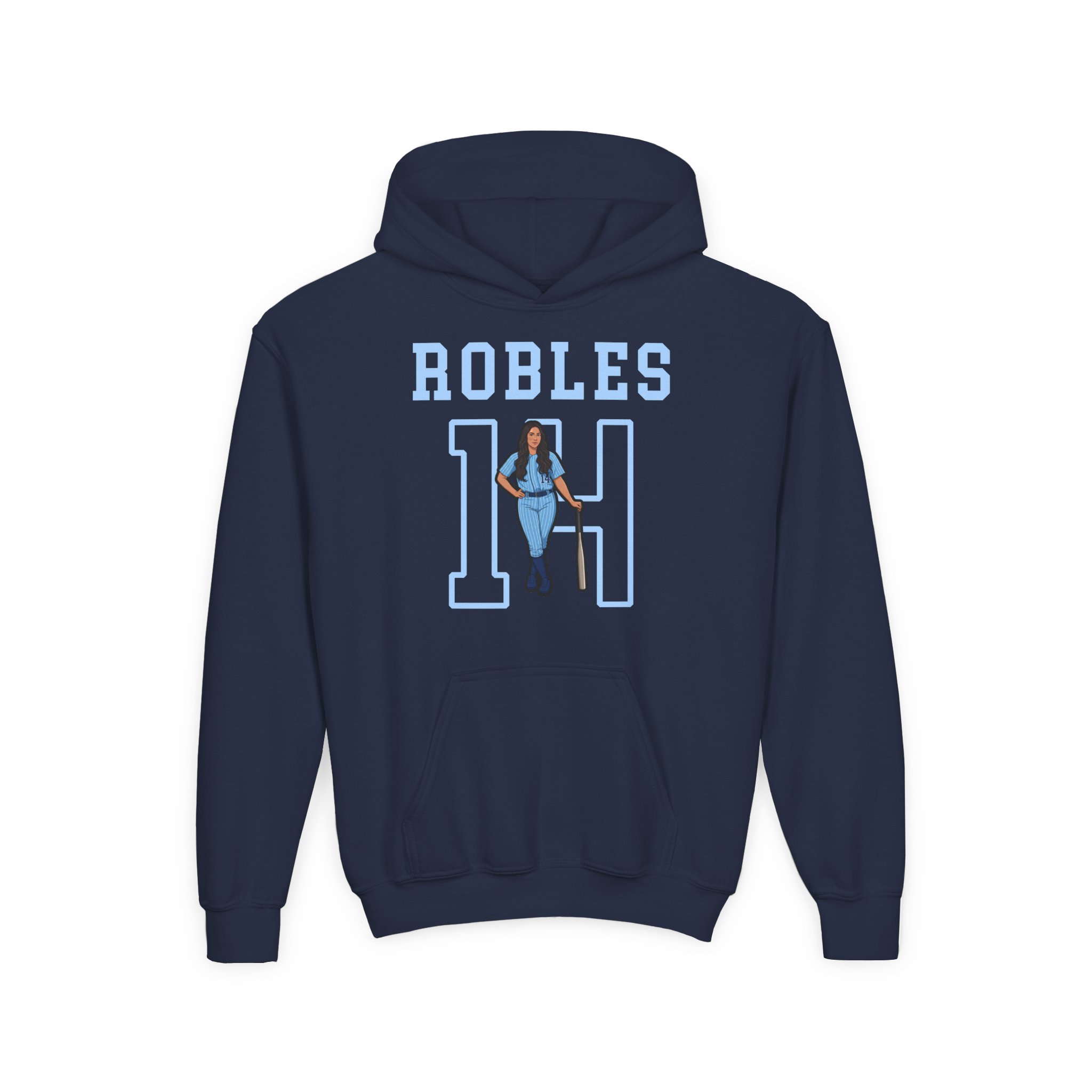 Youth Hoodie — character_shirsey in Navy