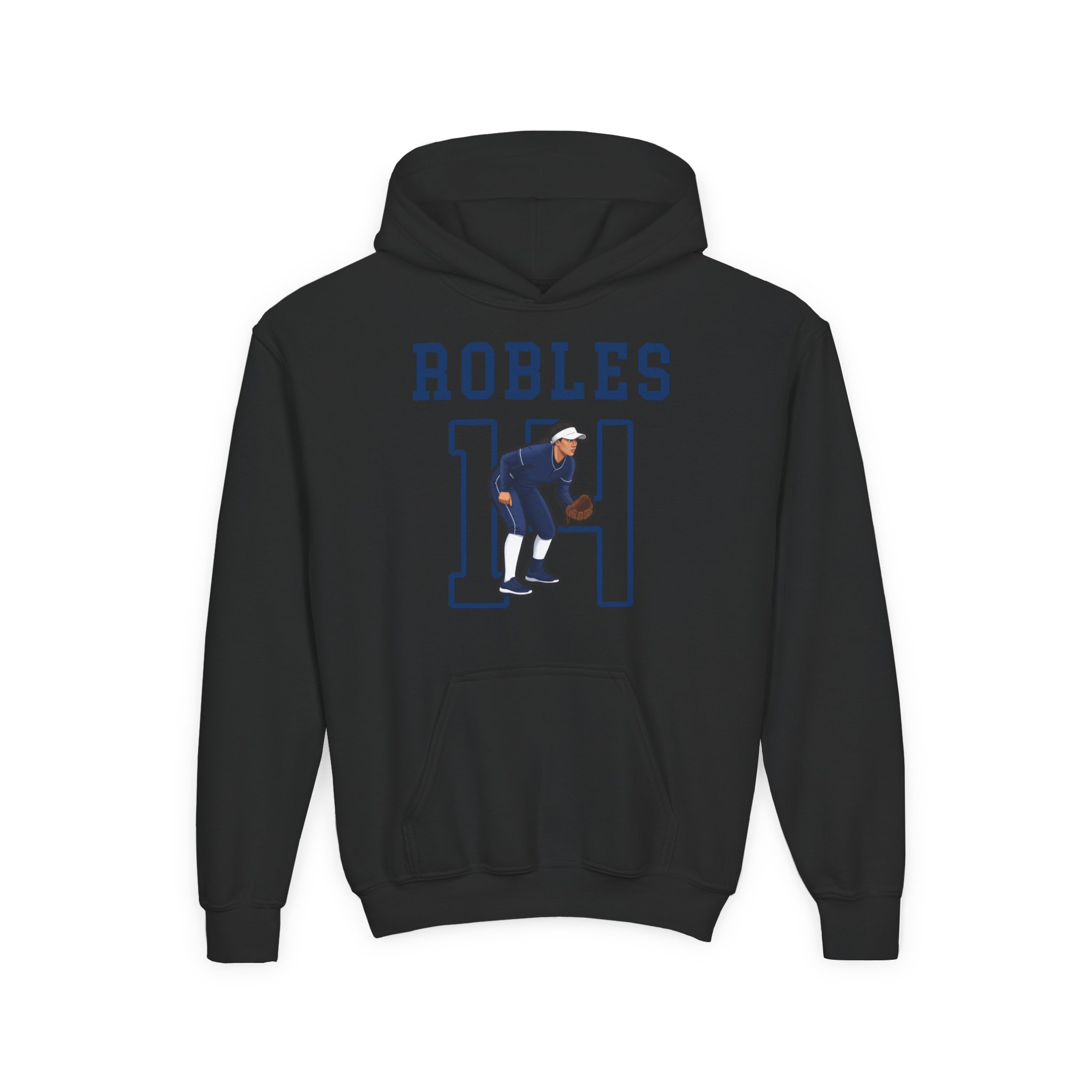 Youth Hoodie — character_shirsey in Black