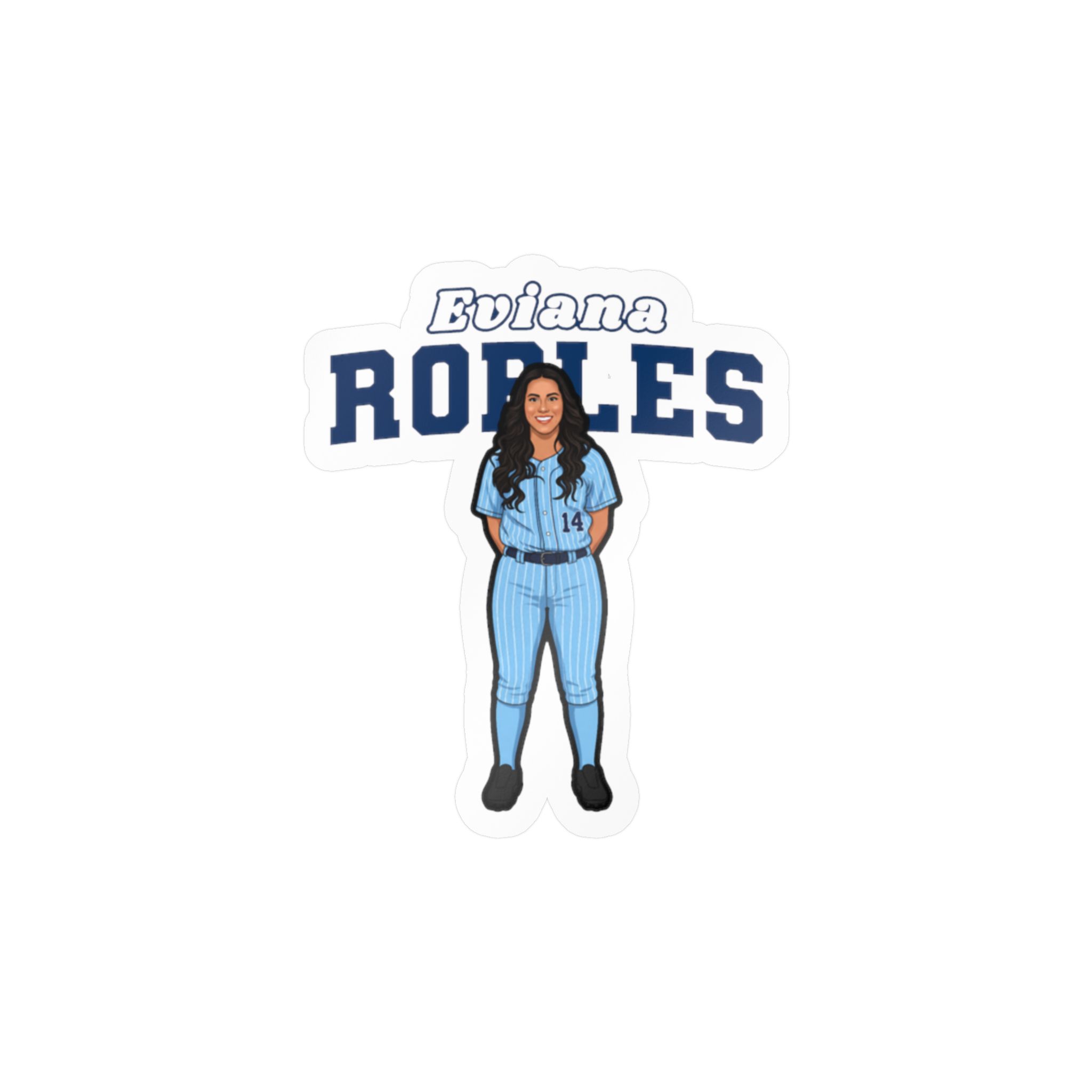 Vinyl Sticker — character_name_arch in Classic
