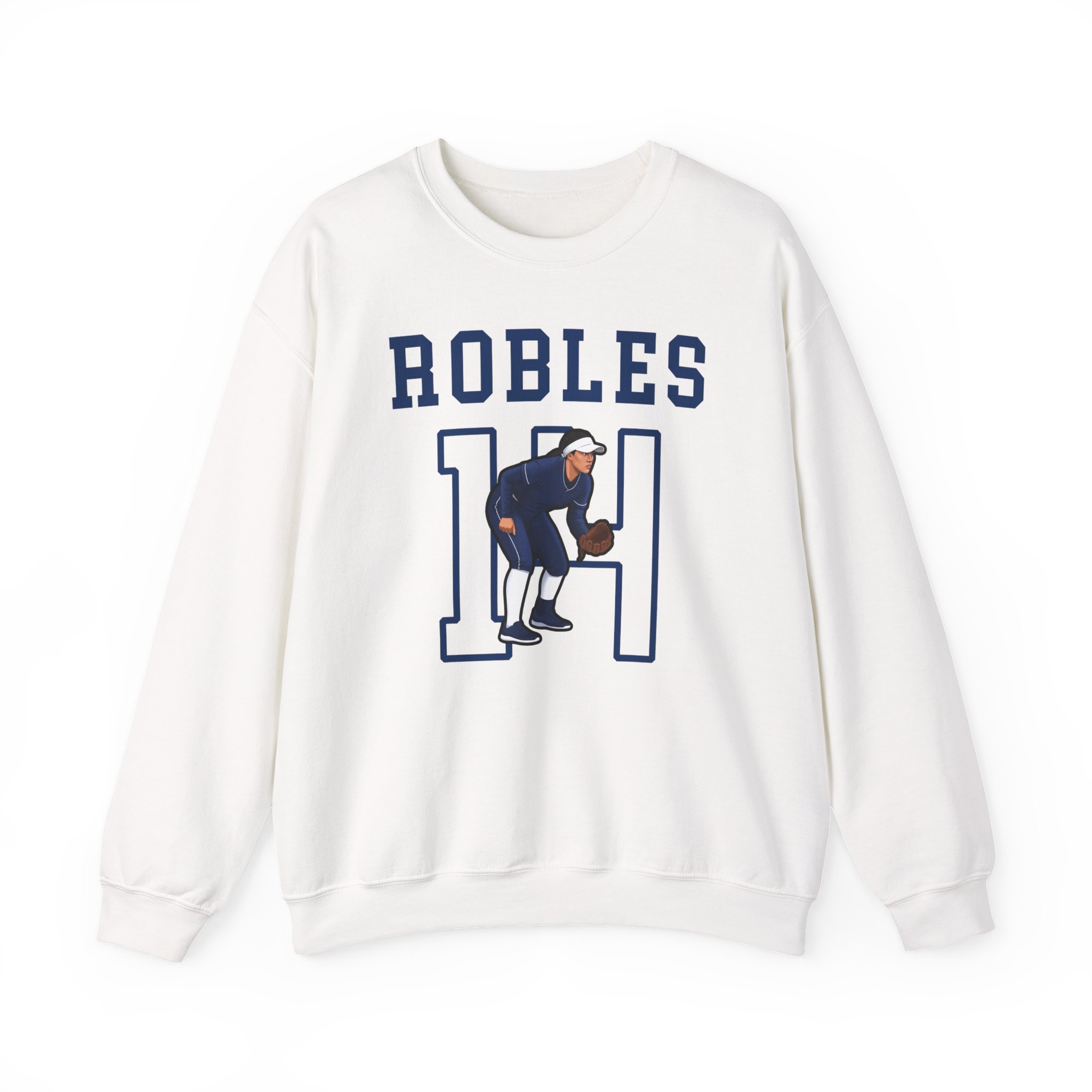 Crewneck Sweatshirt — character_shirsey in White