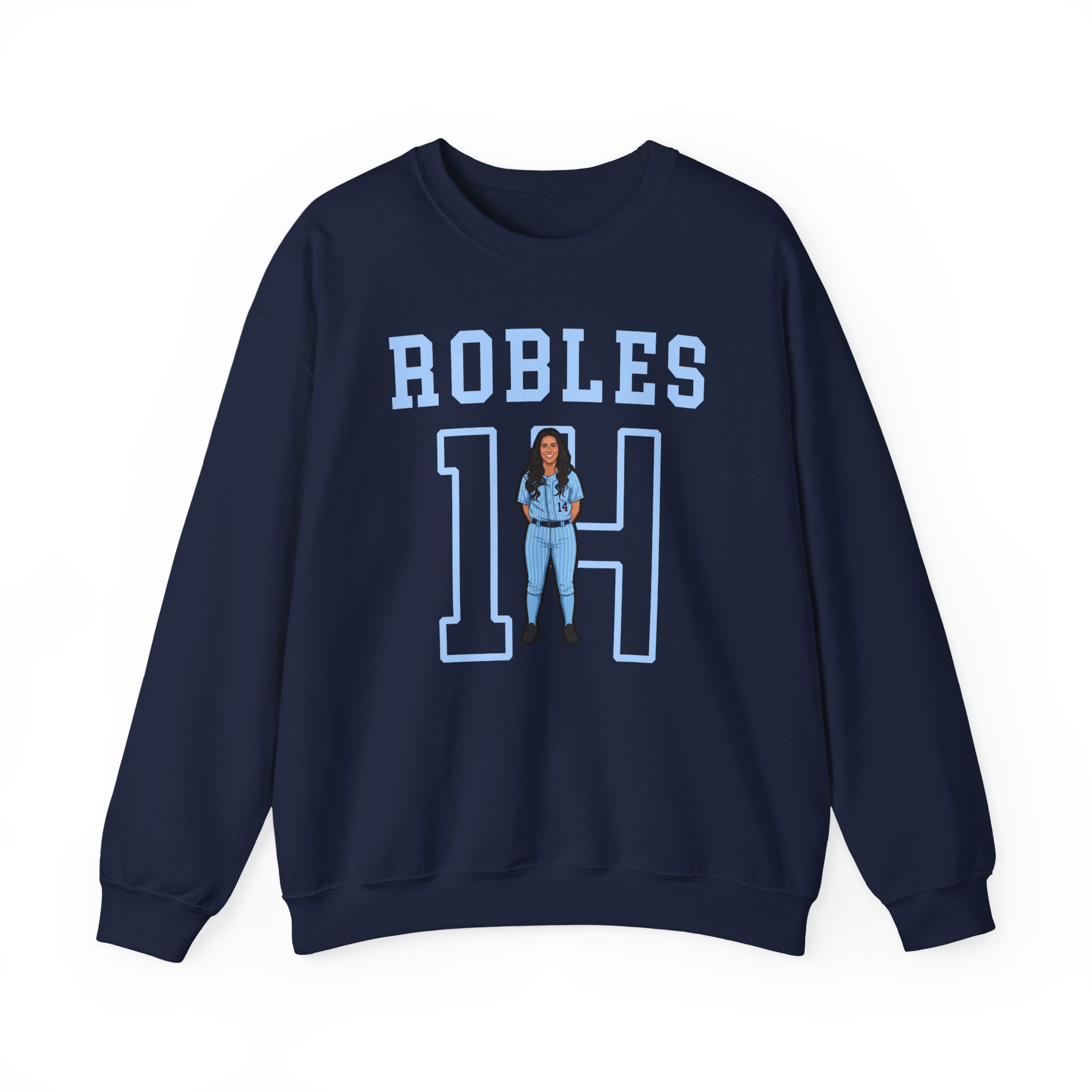 Crewneck Sweatshirt — character_shirsey in Navy