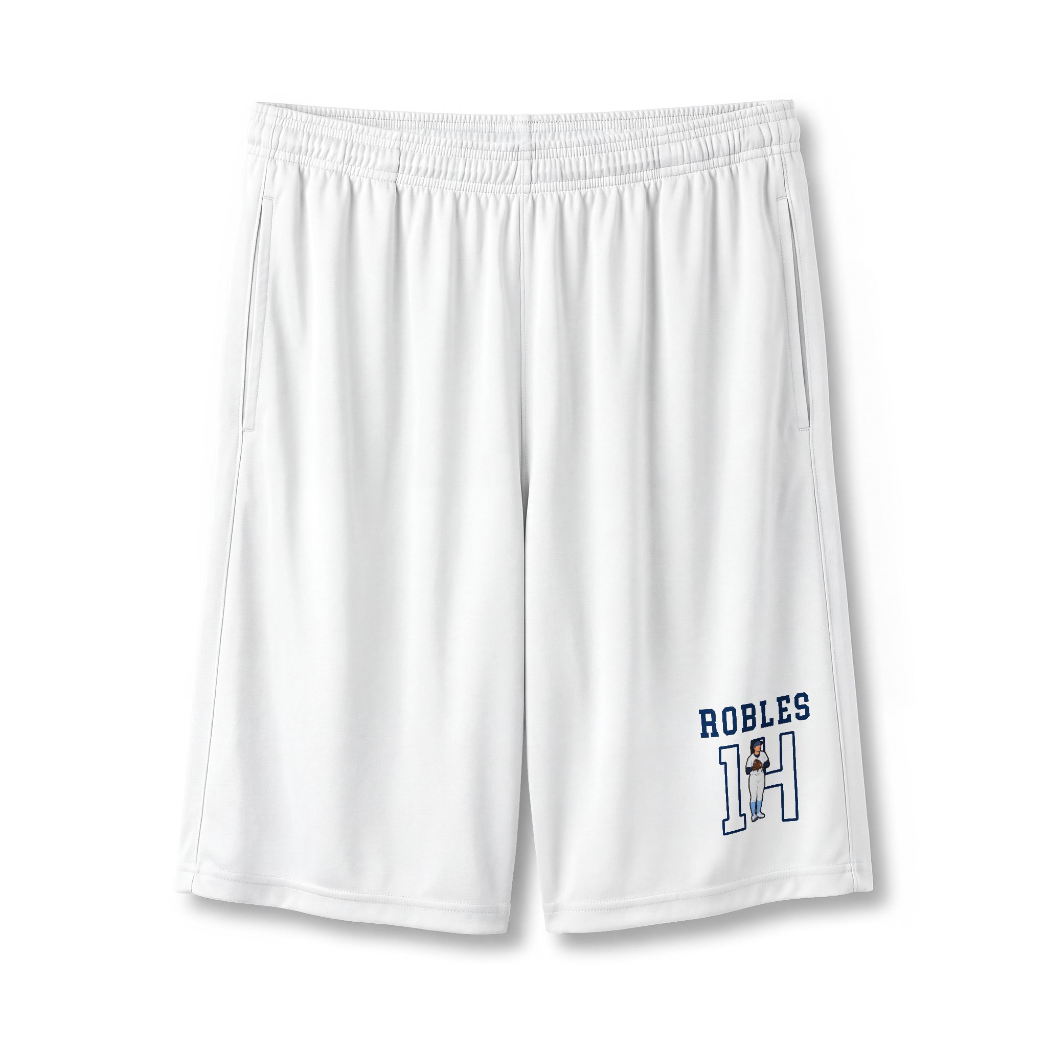Shorts — character_shirsey in White
