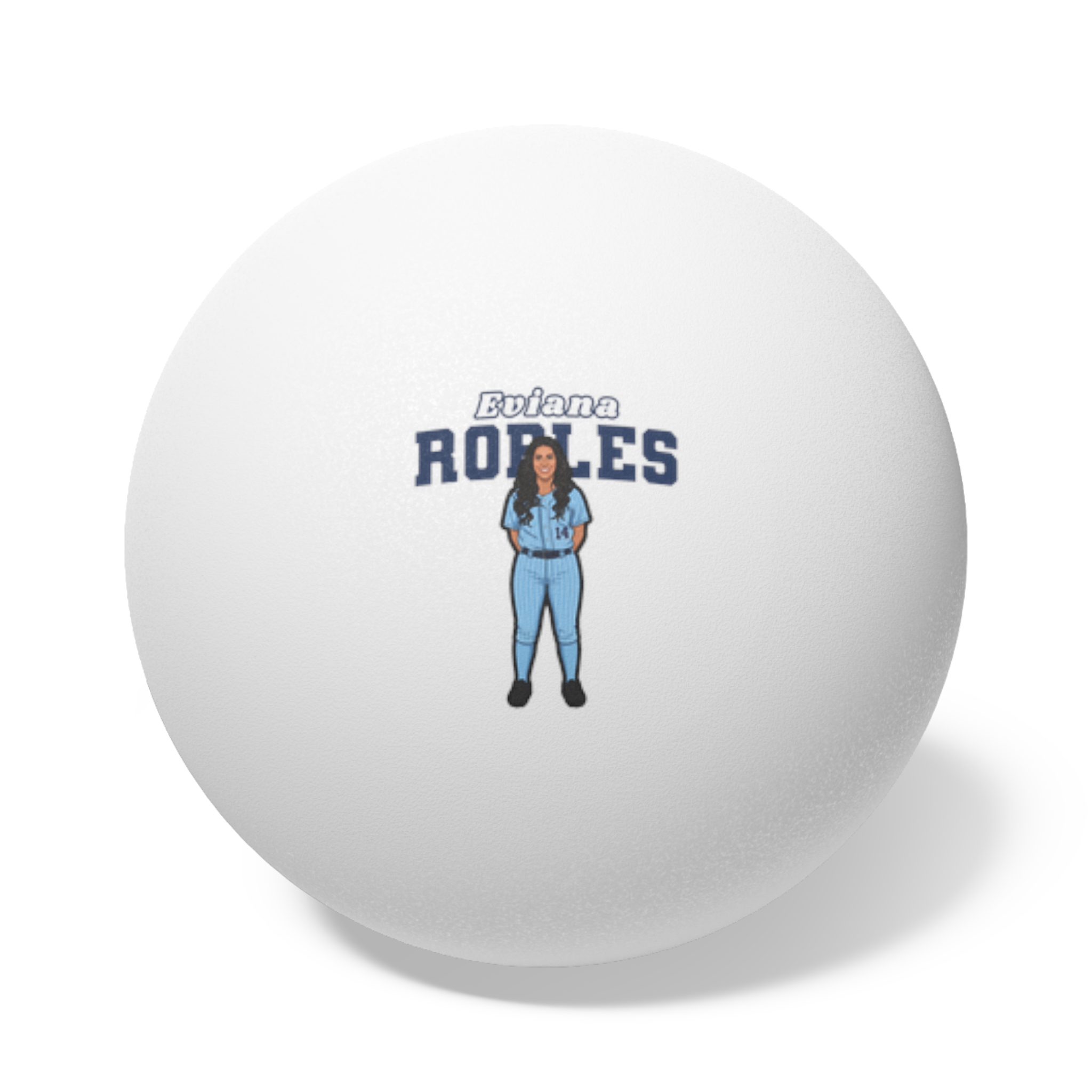 Ping Pong Balls, 6 pcs — character_name_arch in White