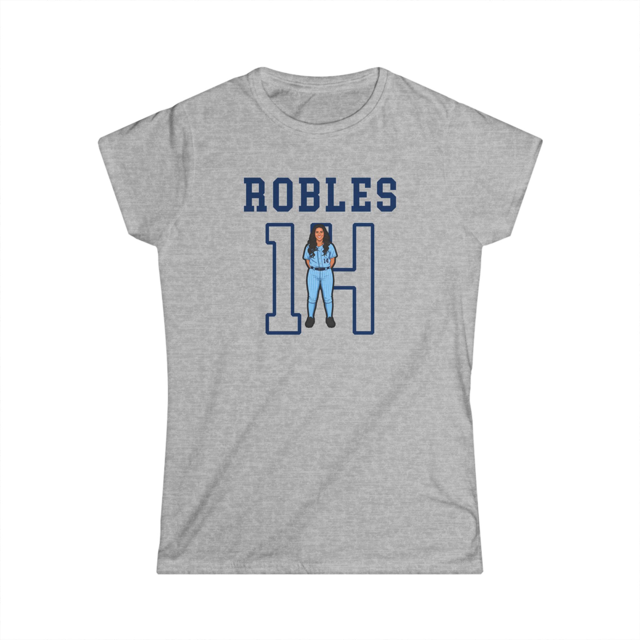 Women's Softstyle Tee — character_shirsey in Grey