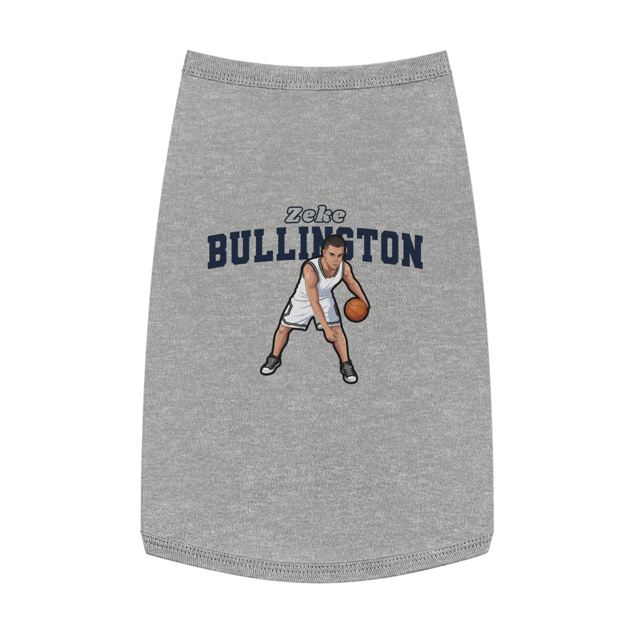 Pet Tank Top — character_name_arch in White
