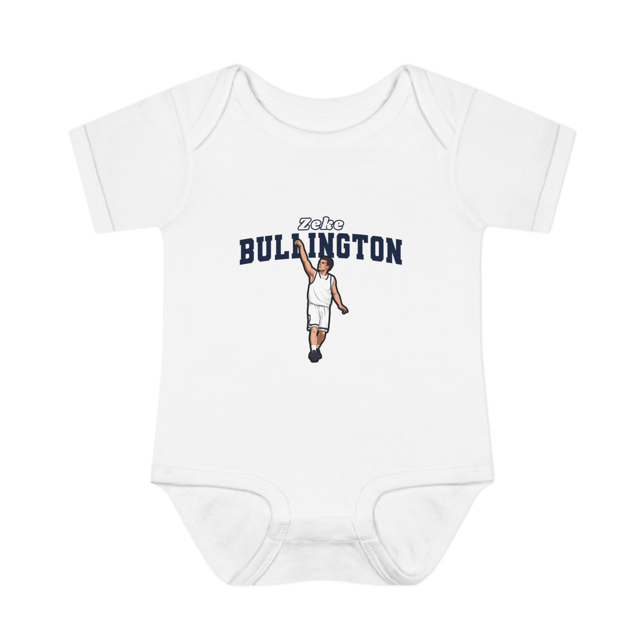 Baby Onesie — character_name_arch in White