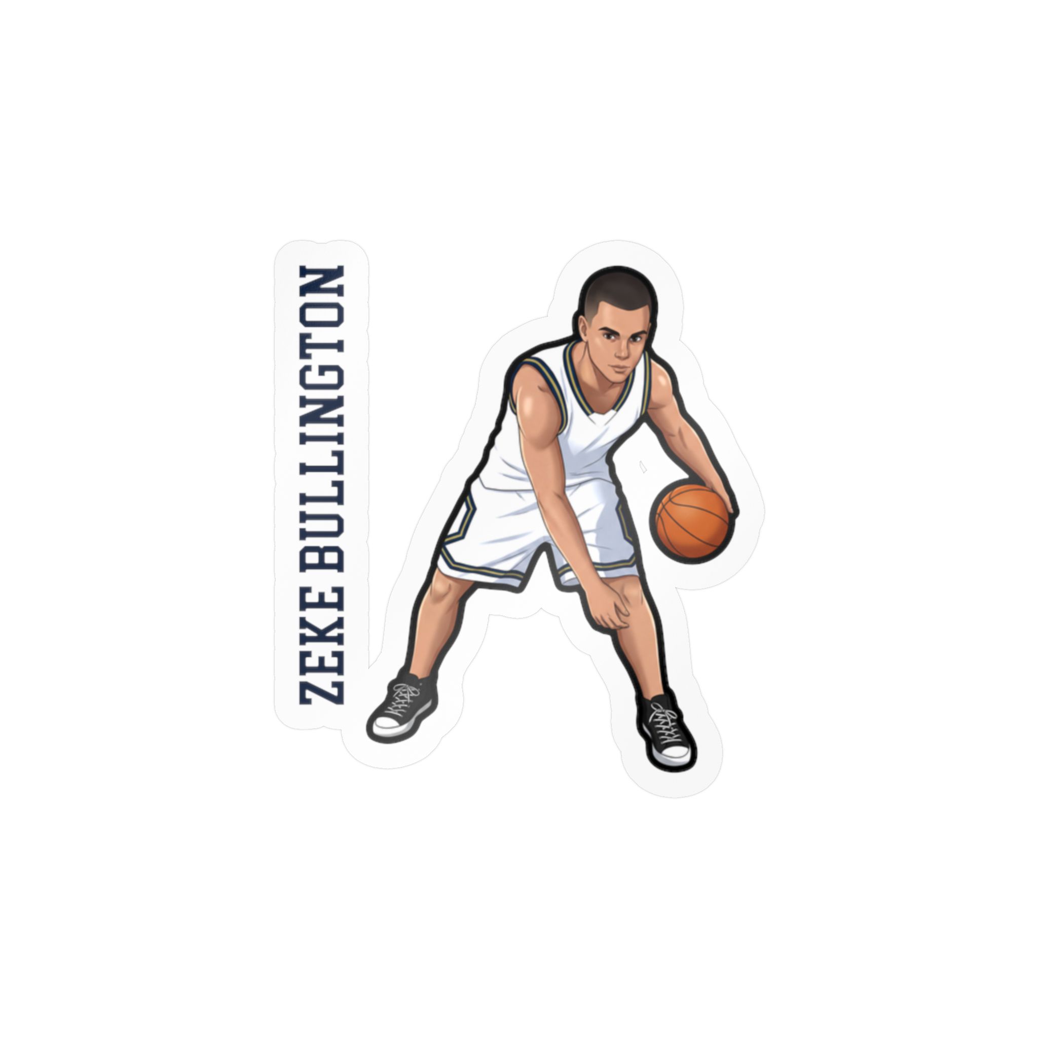 Vinyl Sticker — character_name_vertical in Classic